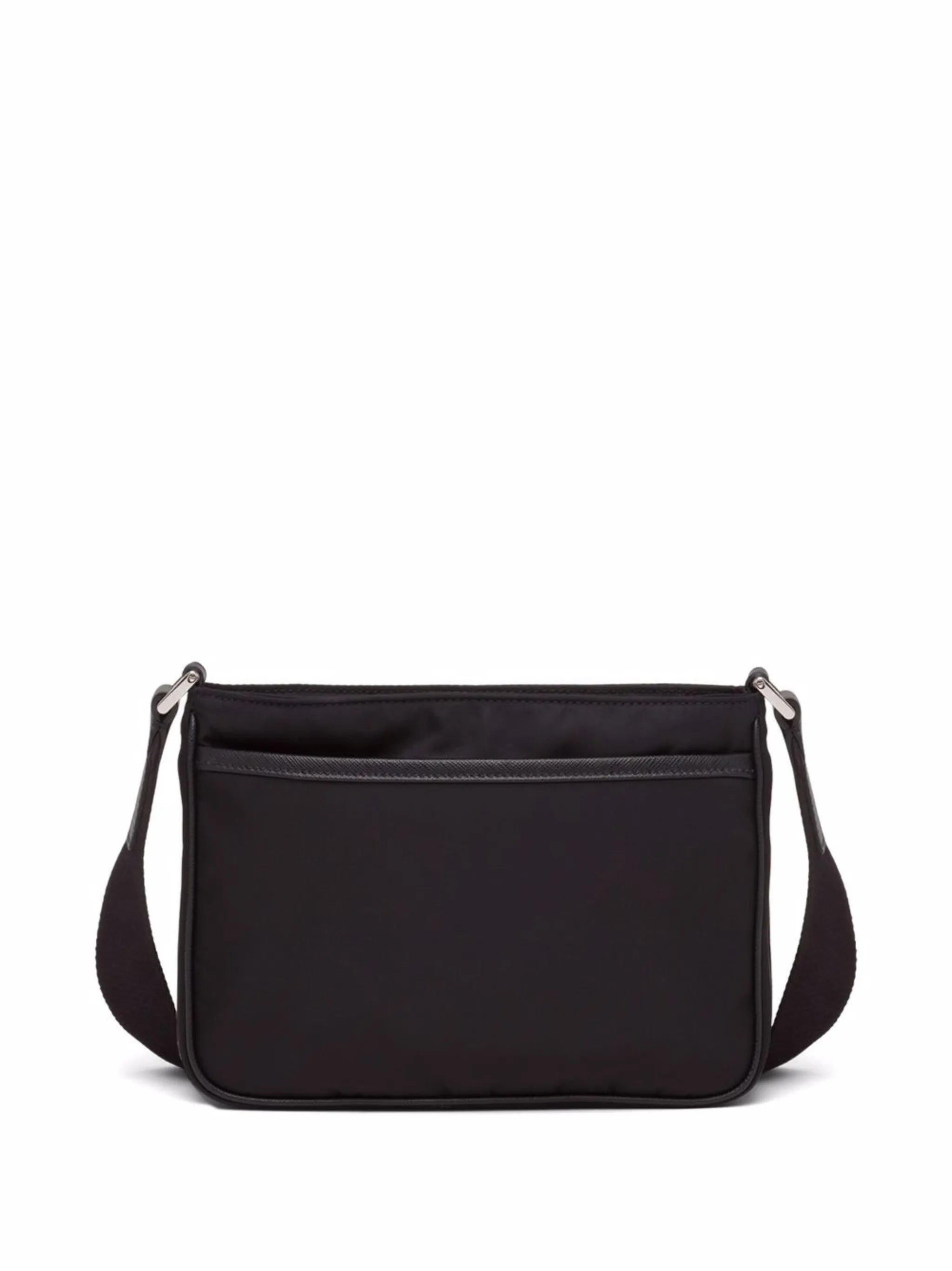 logo-plaque messenger bag
