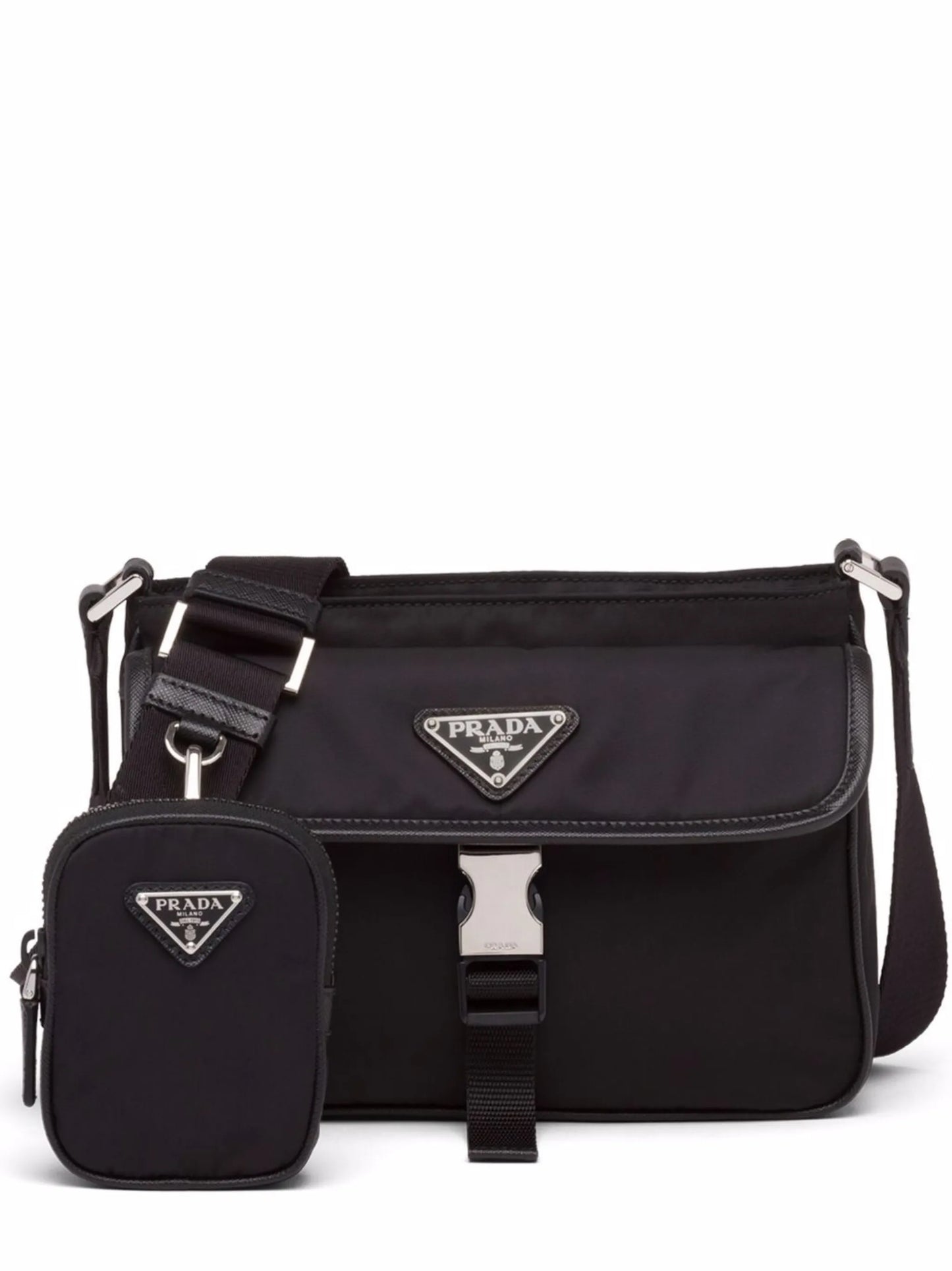 logo-detail messenger bag