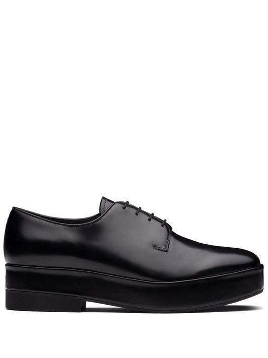 lace-up leather Derby shoes