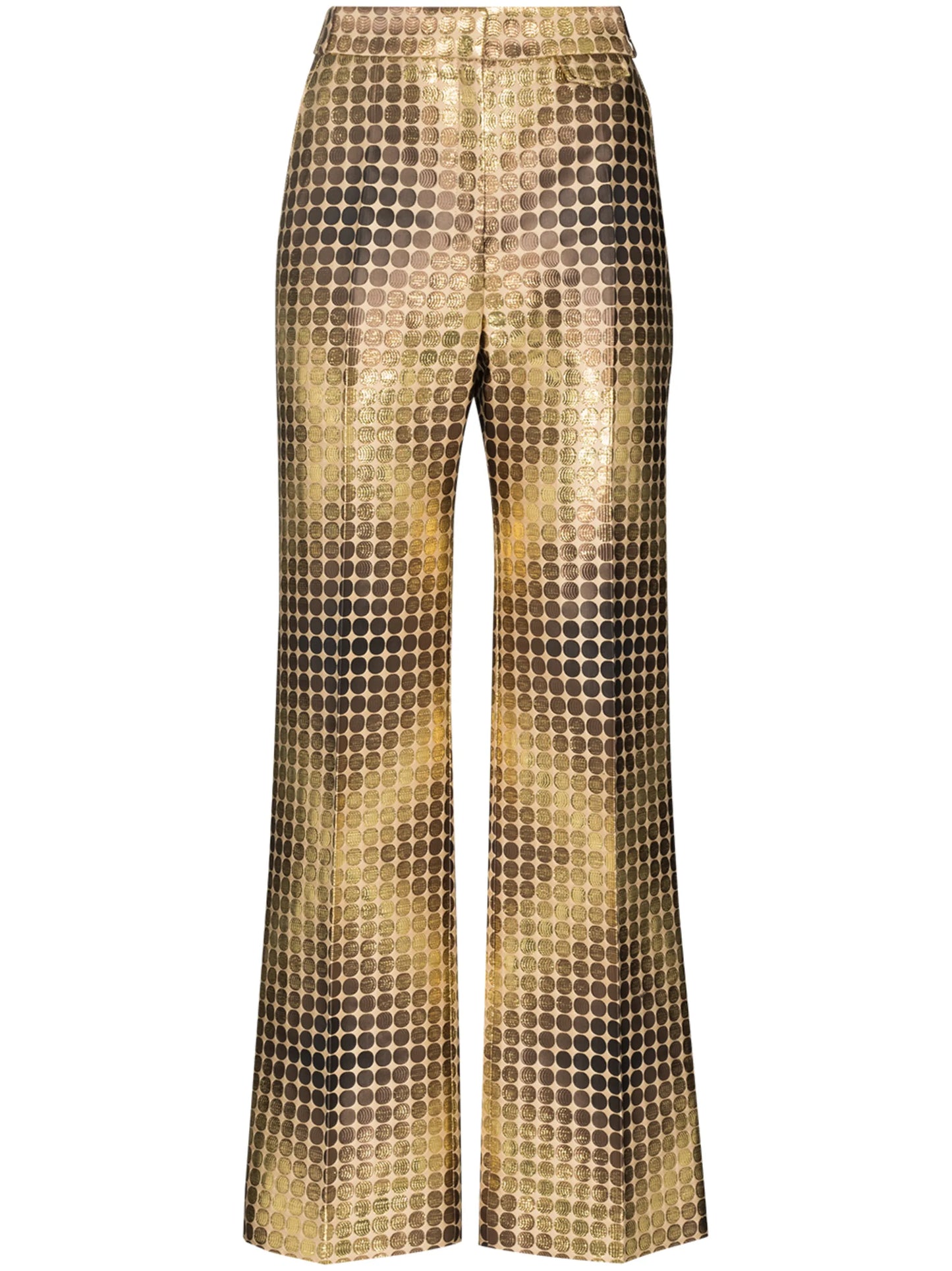 Disco lurex-jacquard trousers