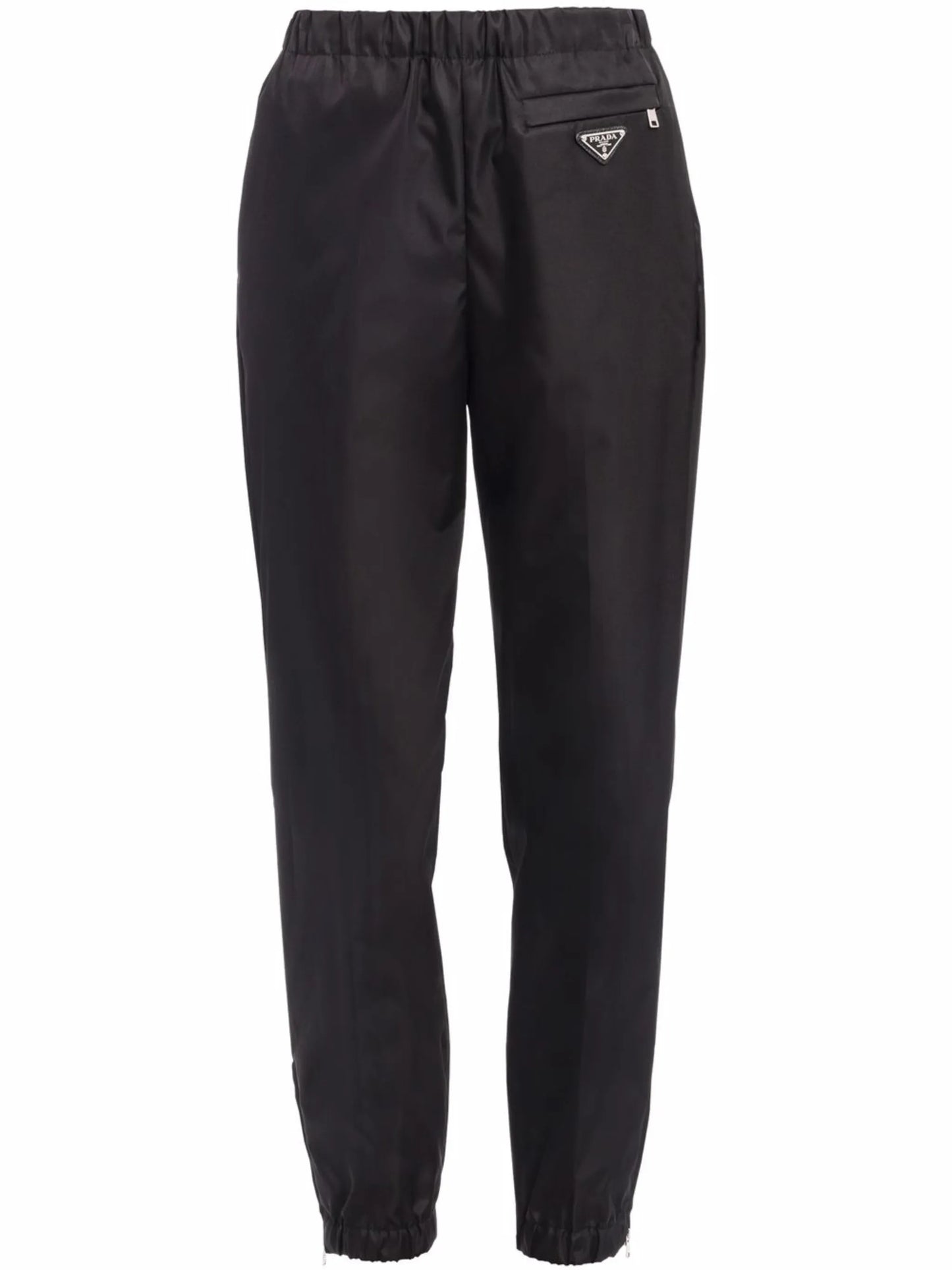 Re-Nylon gabardine trousers
