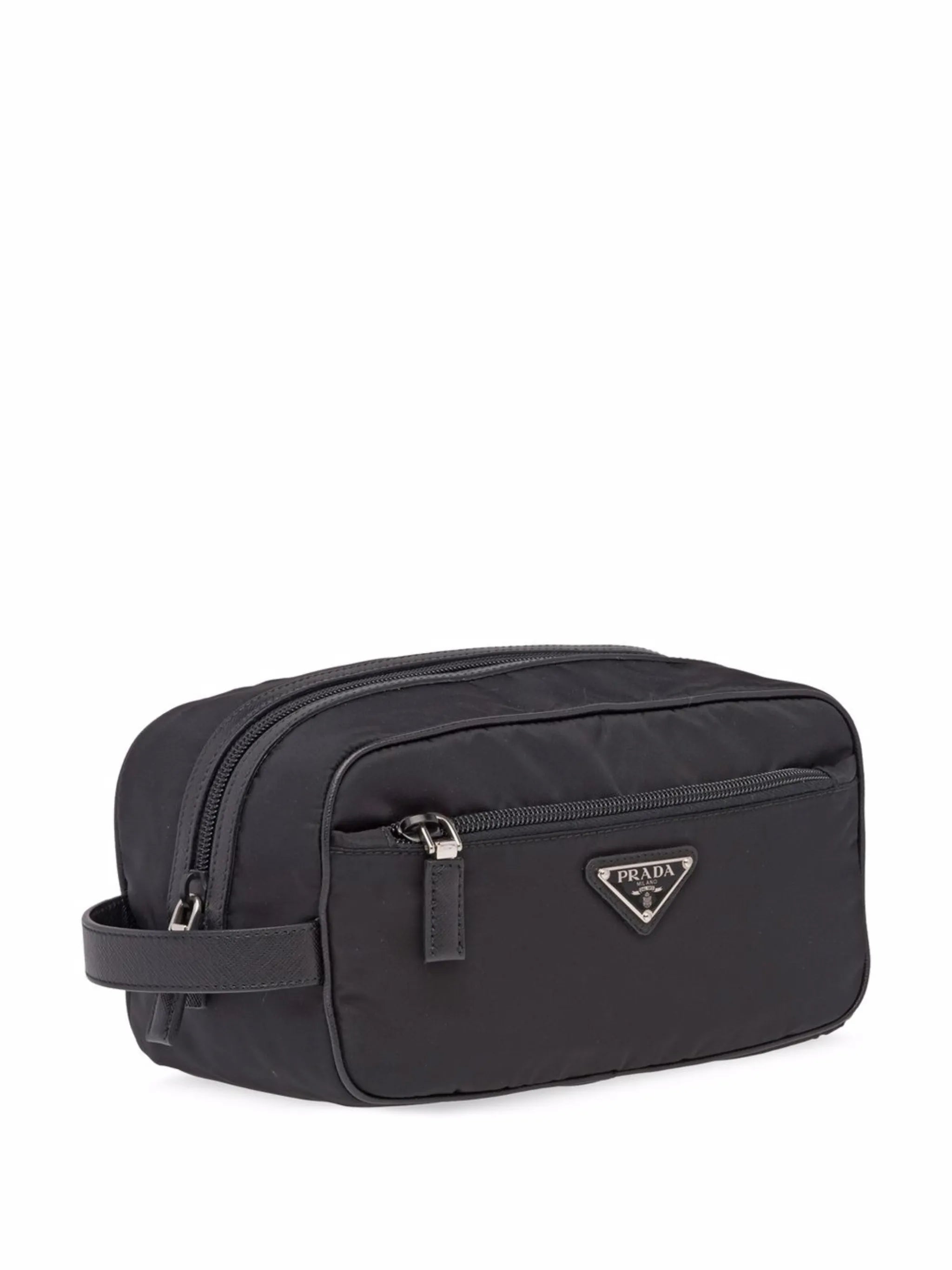 logo-plaque wash bag