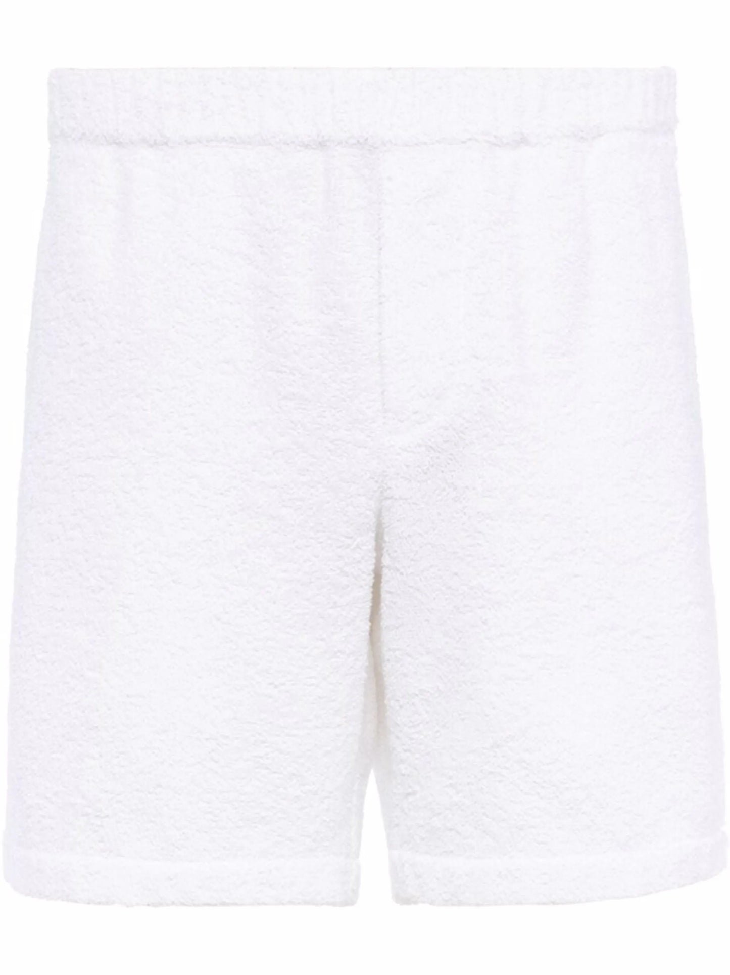 triangle-logo terrycloth shorts