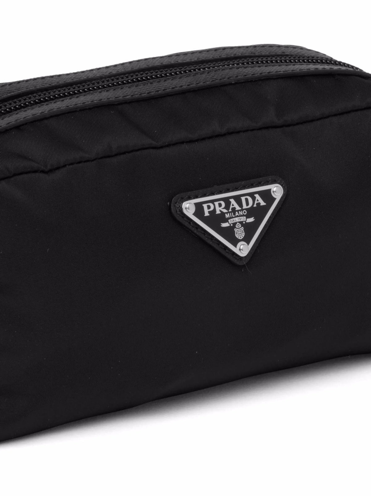 Re-Nylon triangle-logo wash bag