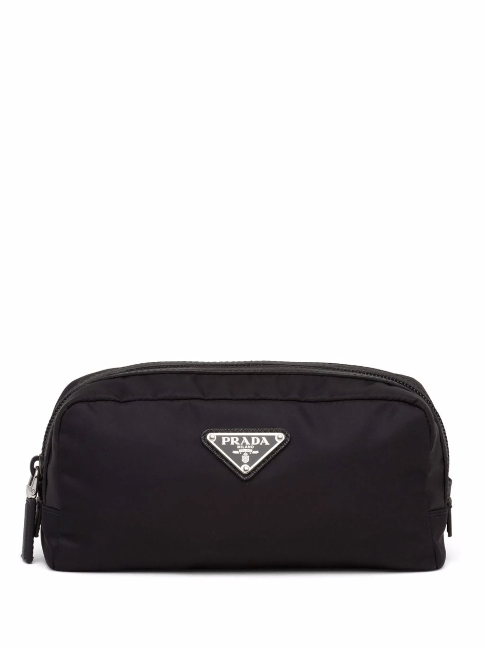 logo-plaque wash bag