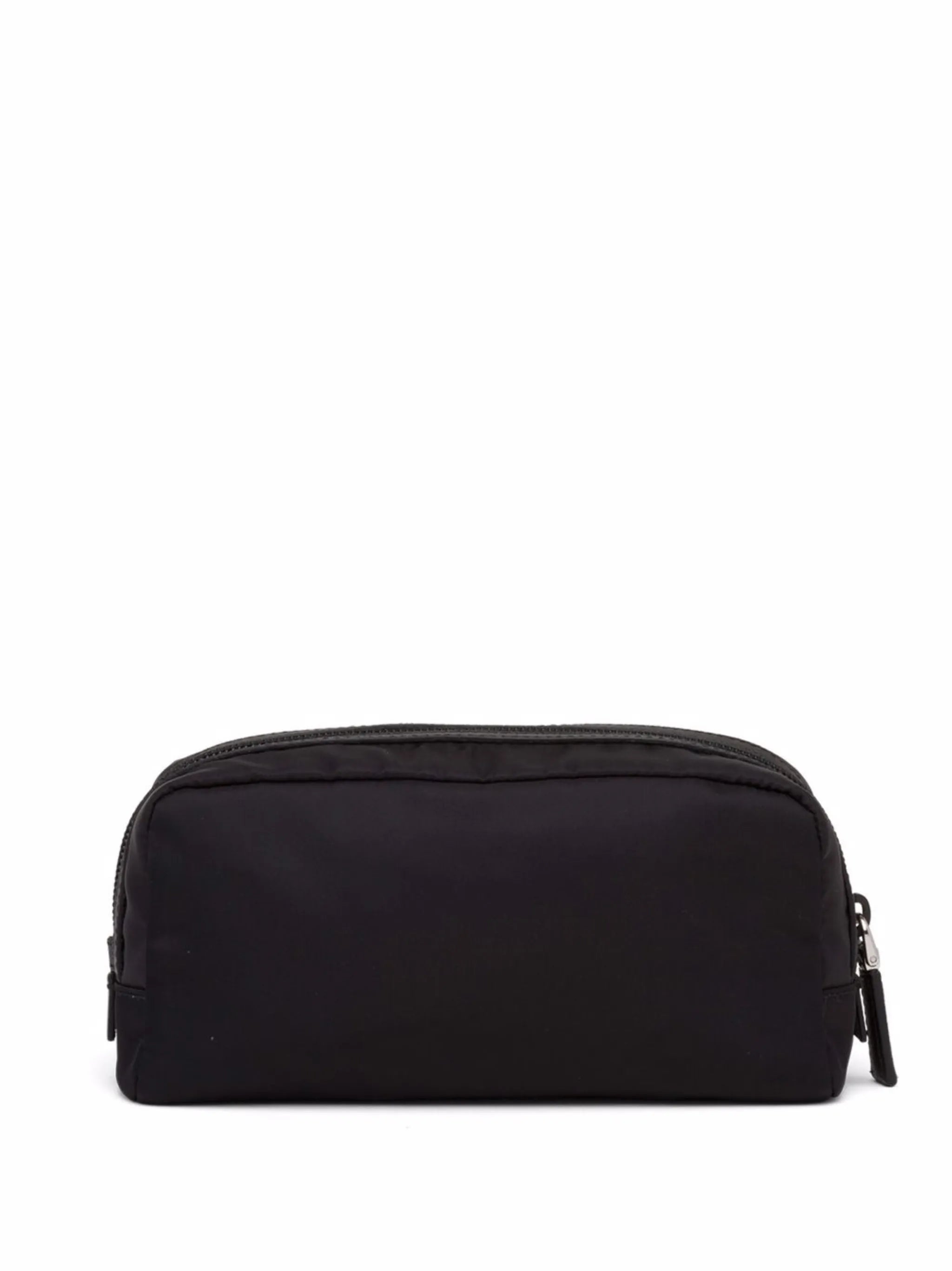 logo-plaque wash bag