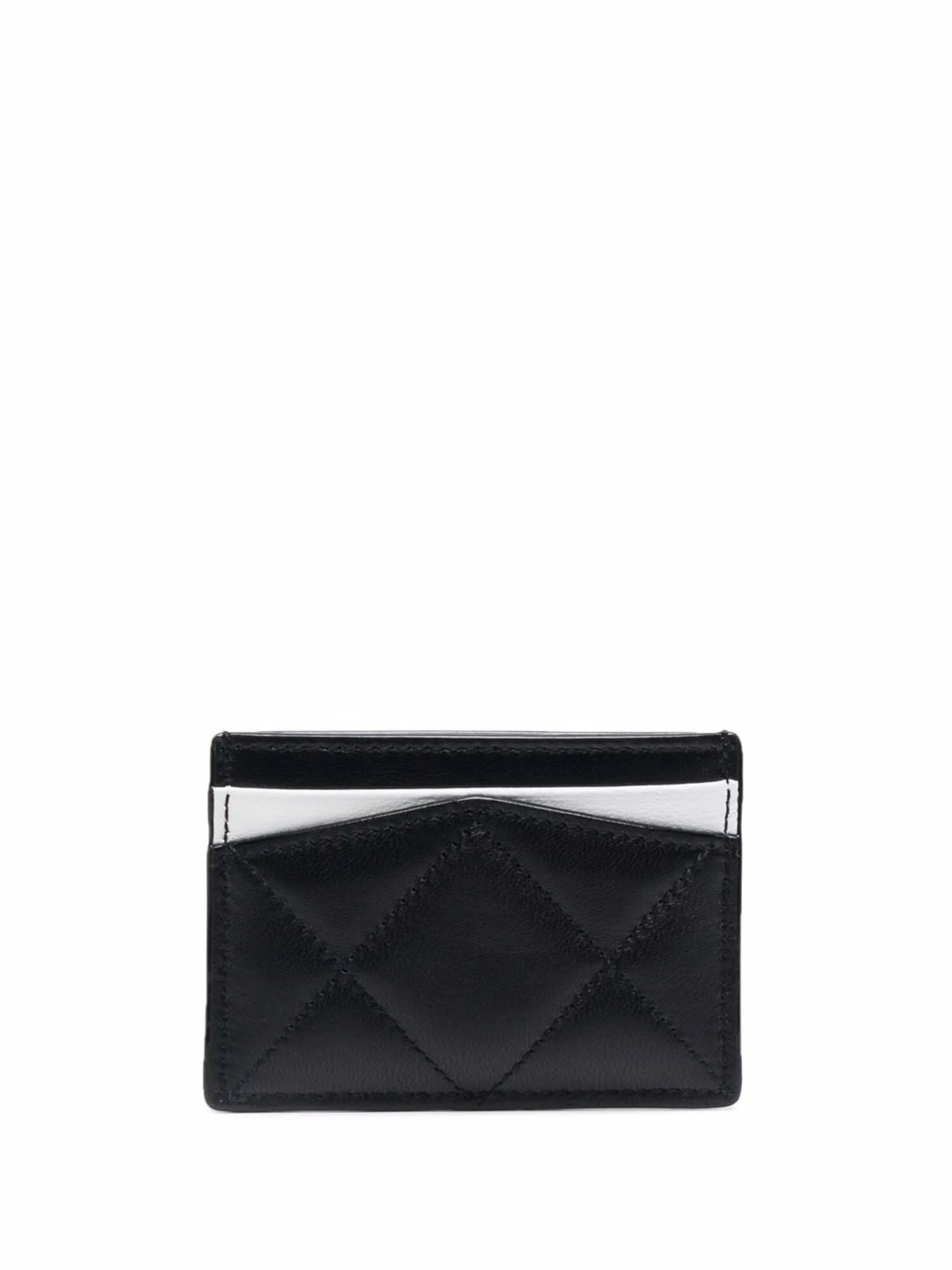 skull-embellishment quilted wallet