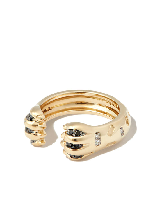 9kt yellow gold Papatte stacking ring