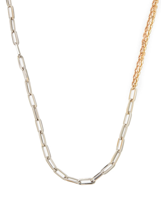 YVONN 18K YG RG WG COLLIER BOUCLE CHAIN