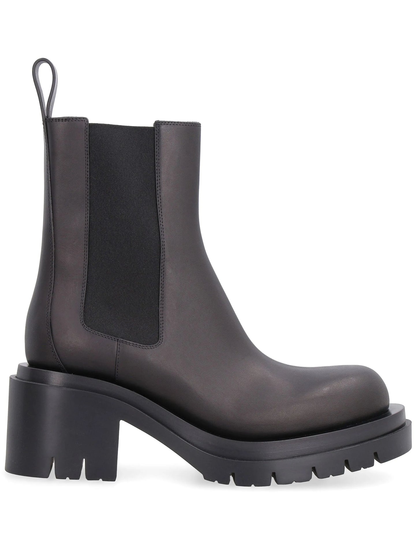 70mm Lug block-heel ankle boots