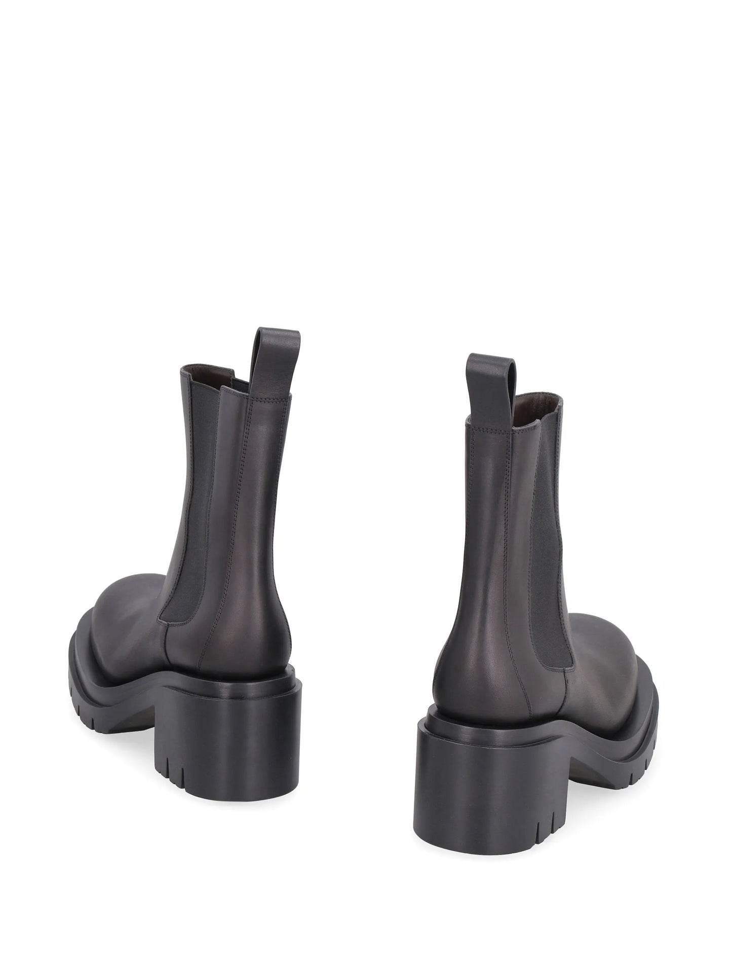 70mm Lug block-heel ankle boots