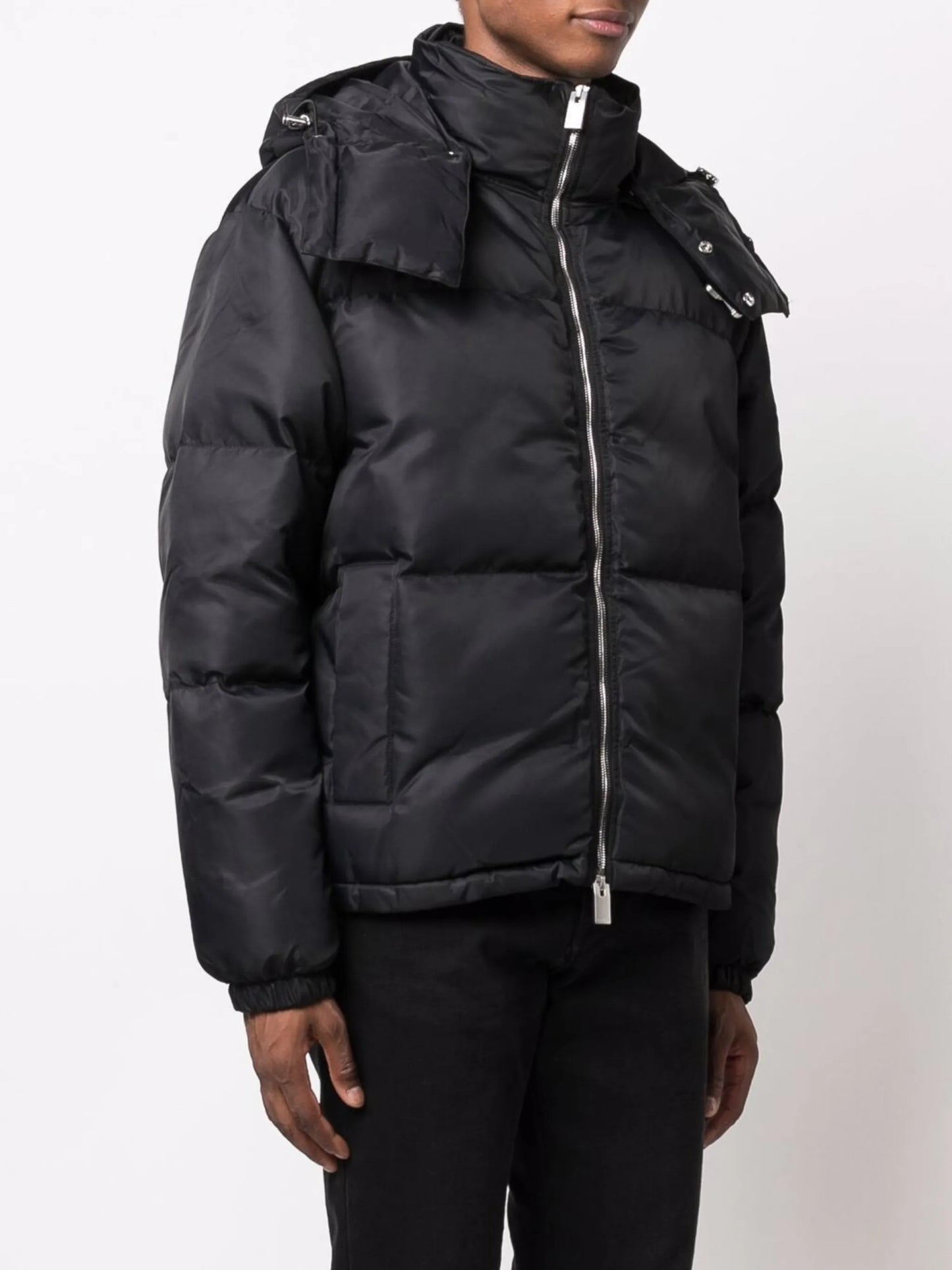 hooded puffer jacket