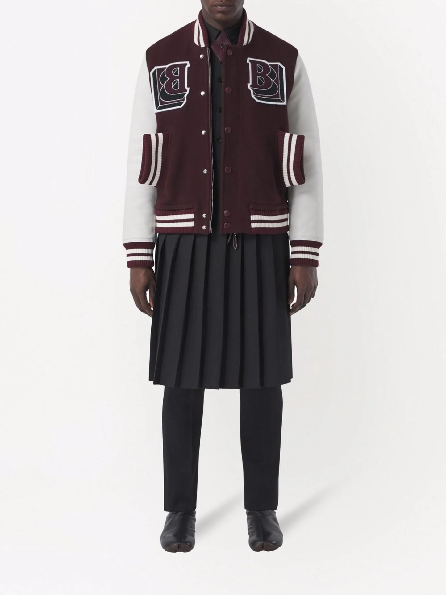 logo-patch varsity jacket
