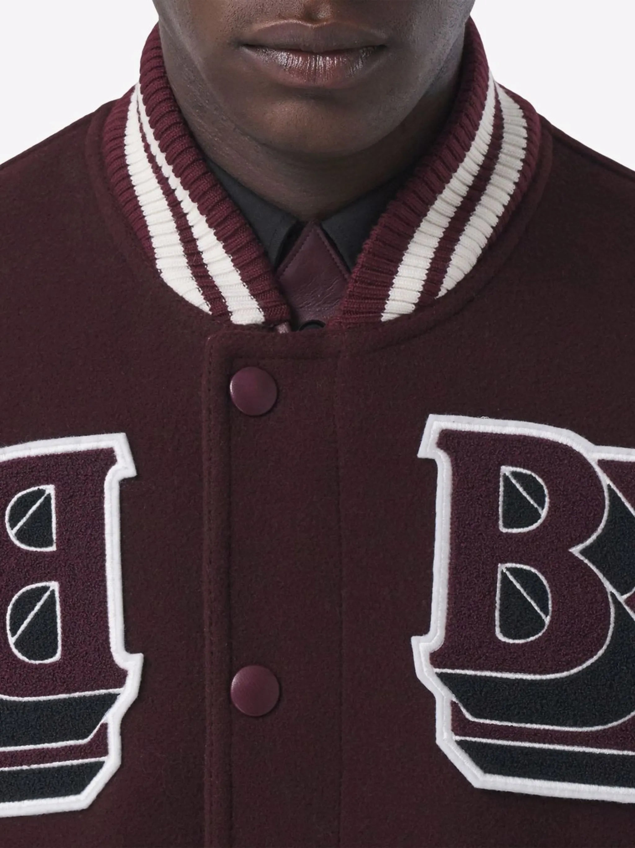 logo-patch varsity jacket