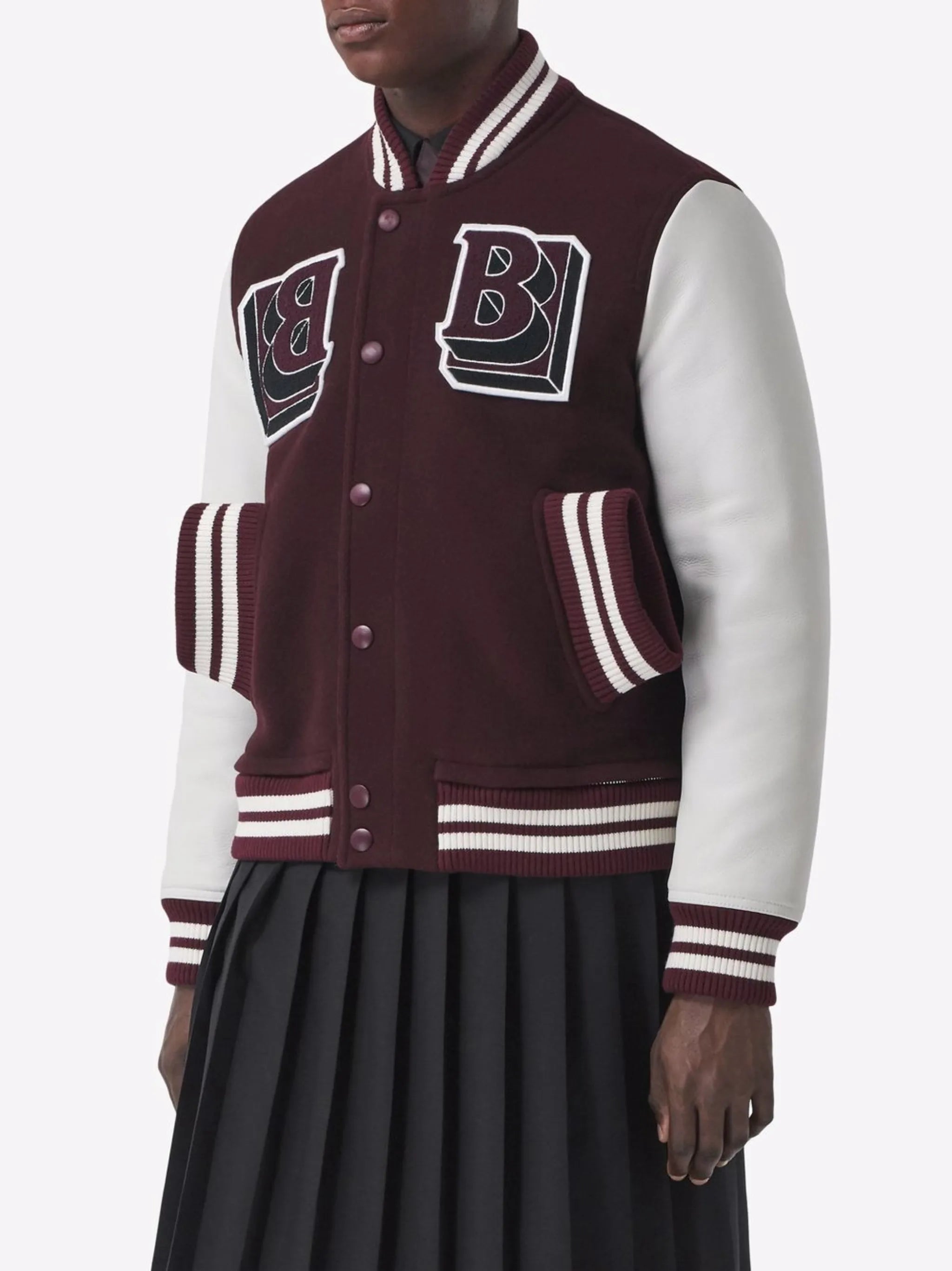 logo-patch varsity jacket
