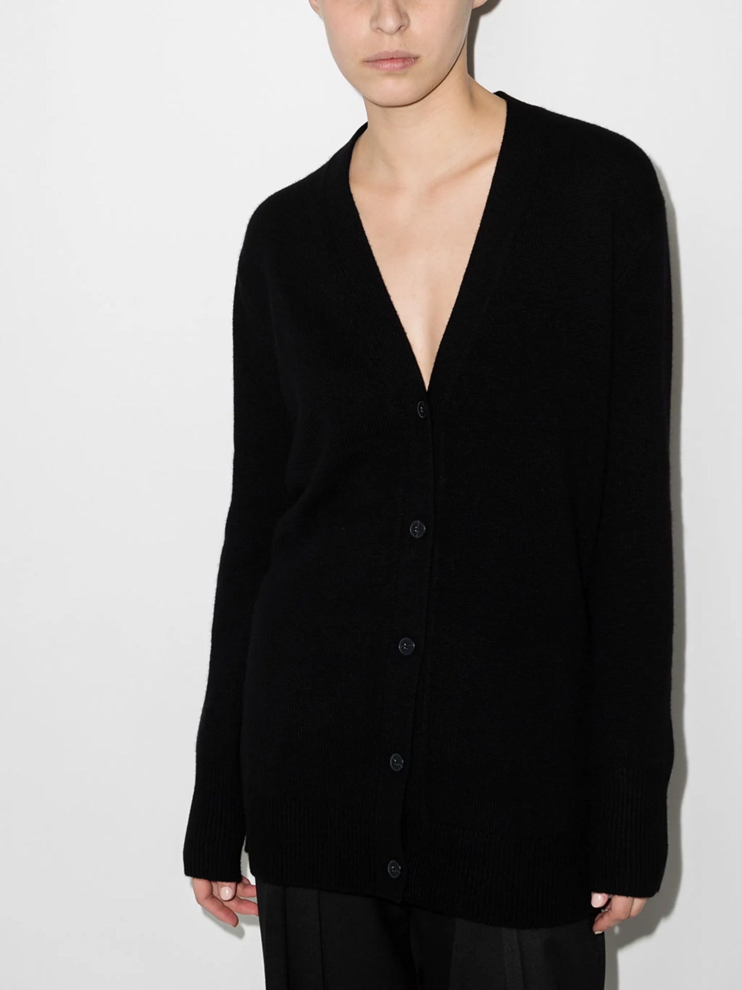 V-neck cashmere cardigan