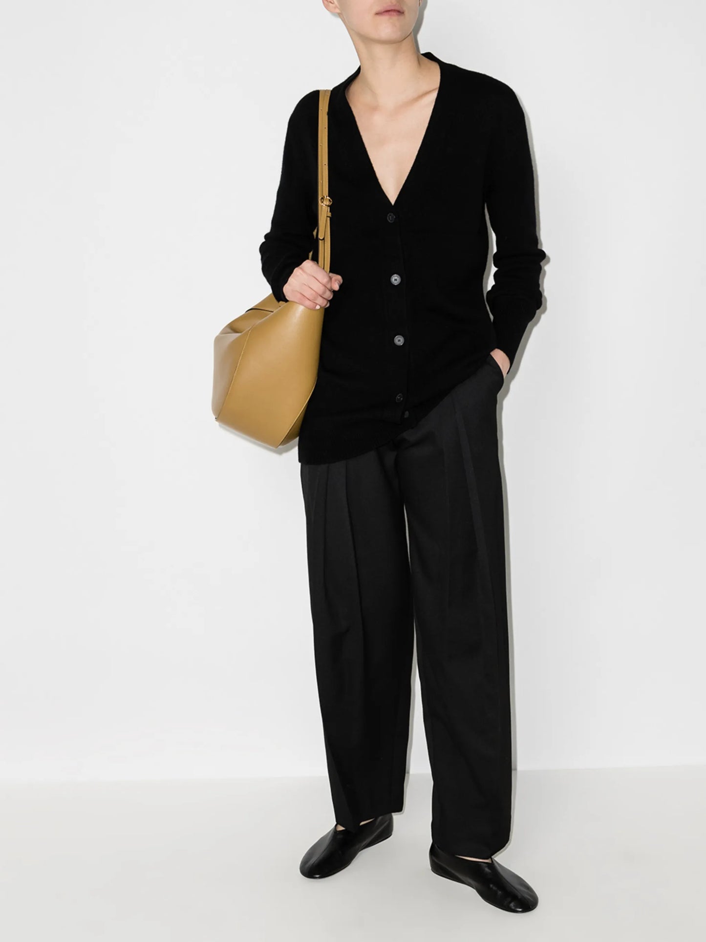 V-neck cashmere cardigan