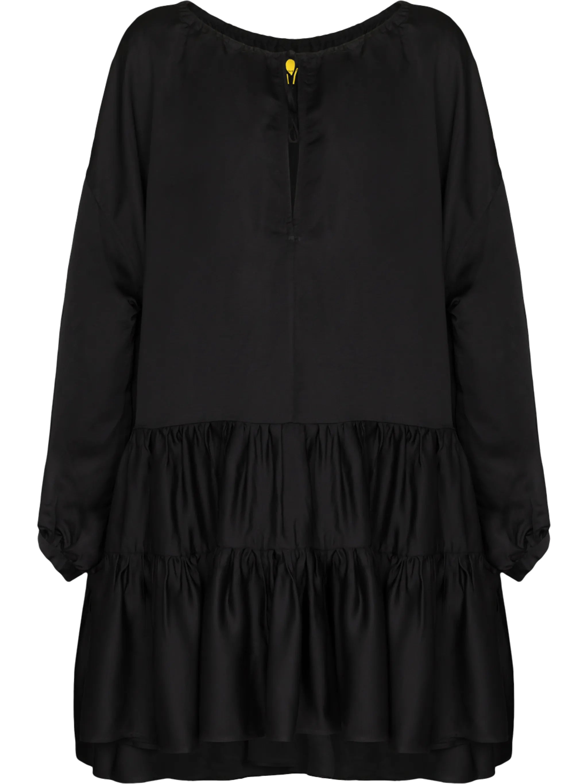 tiered gathered minidress