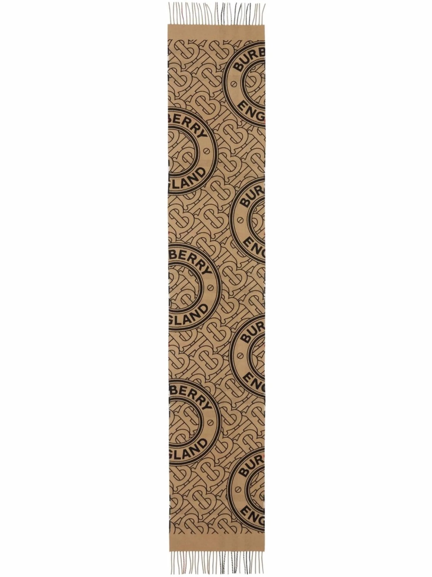 TB-monogram cashmere scarf