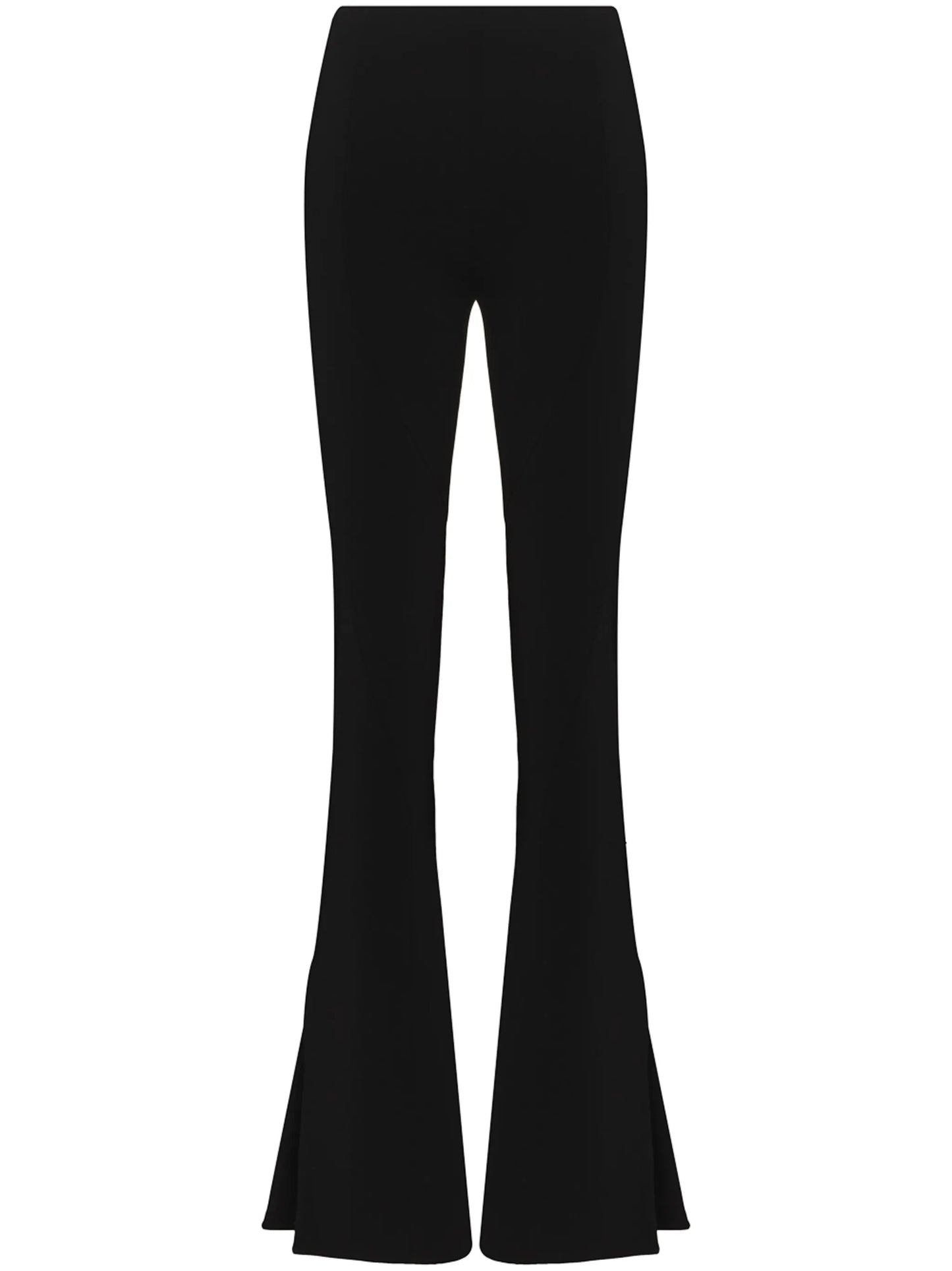 split-cuff flared trousers
