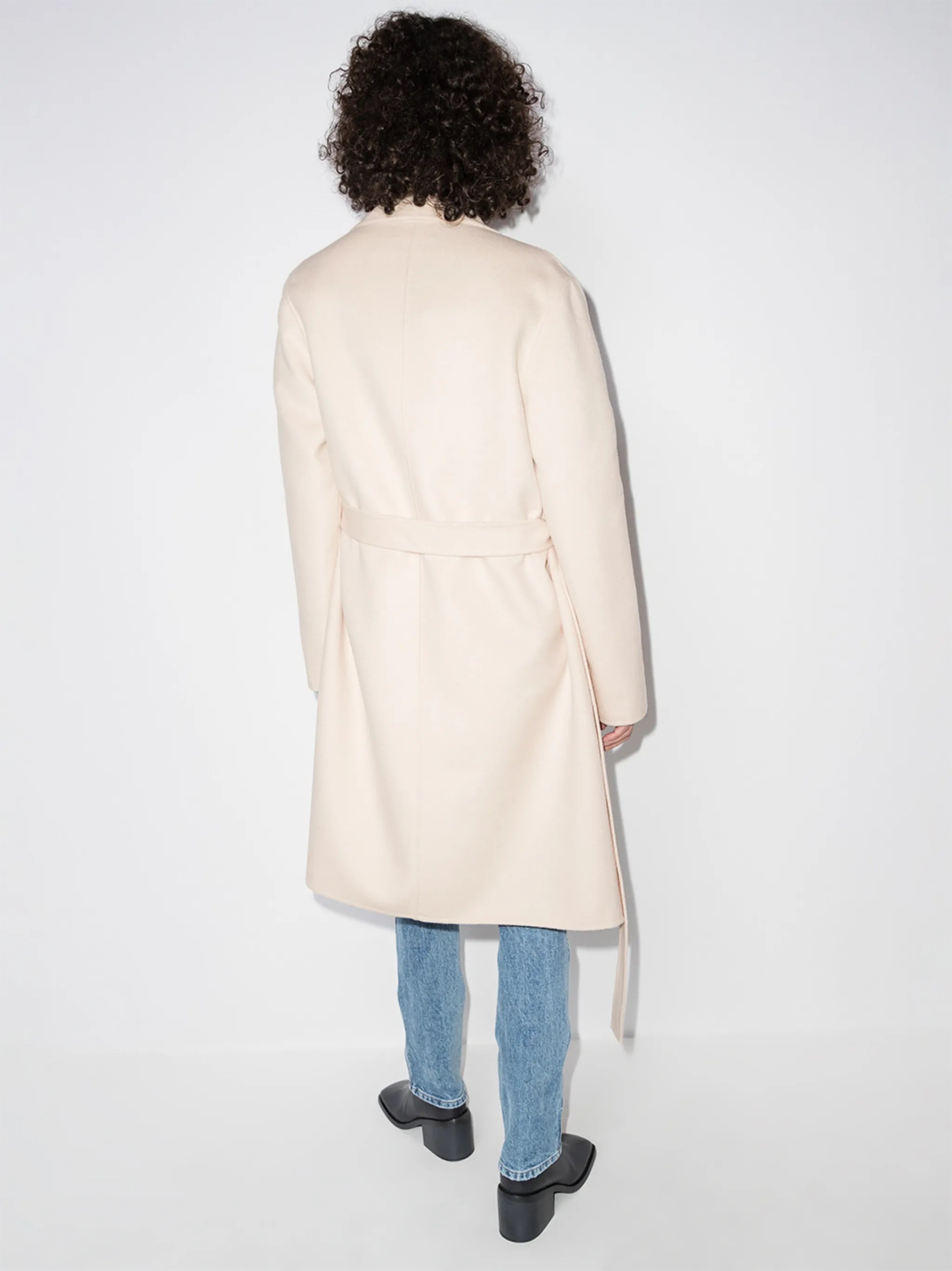 Cenda belted midi coat