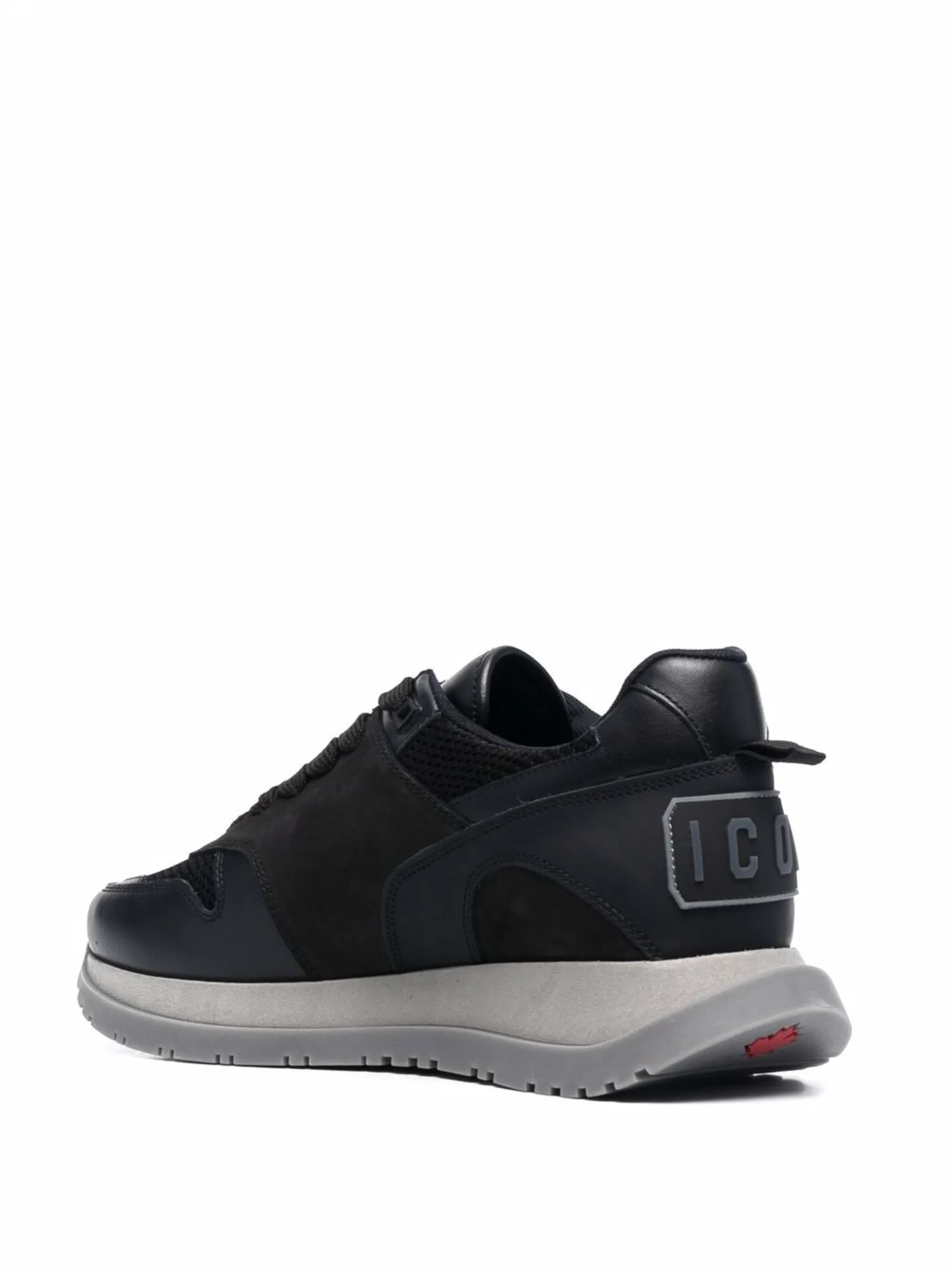 logo-print low-top sneakers
