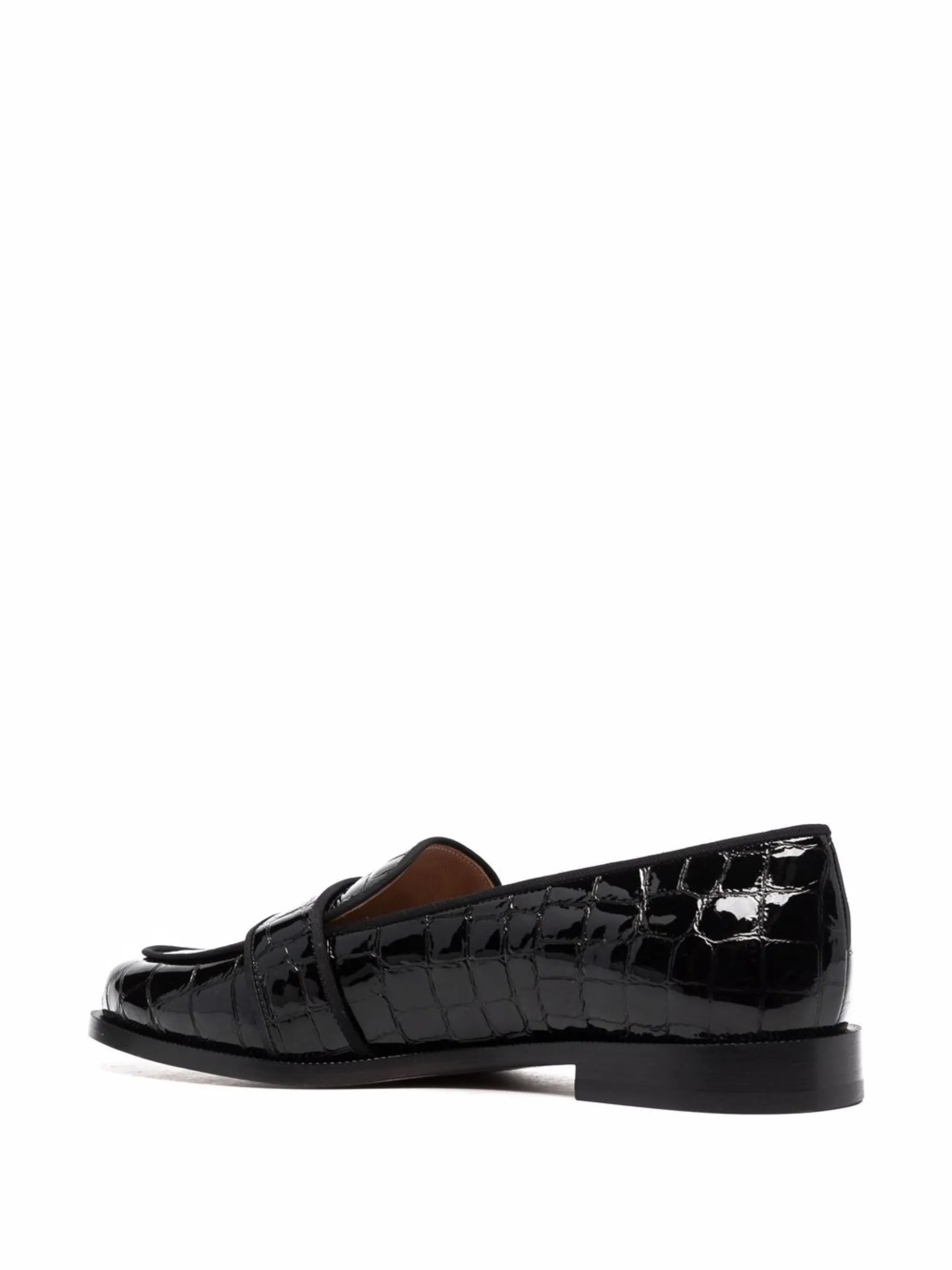Martin snakeskin mocassins