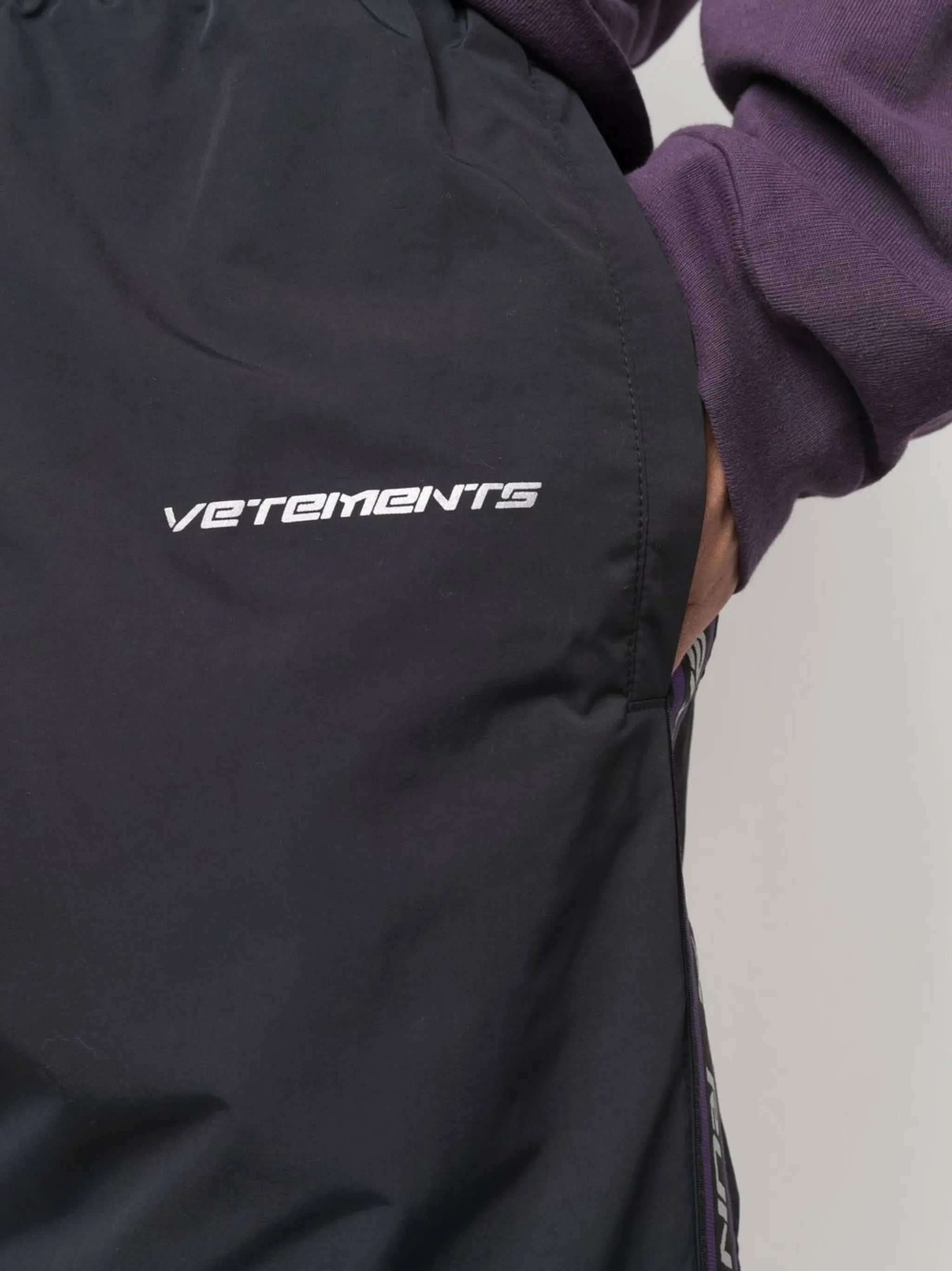 side-stripe track pants