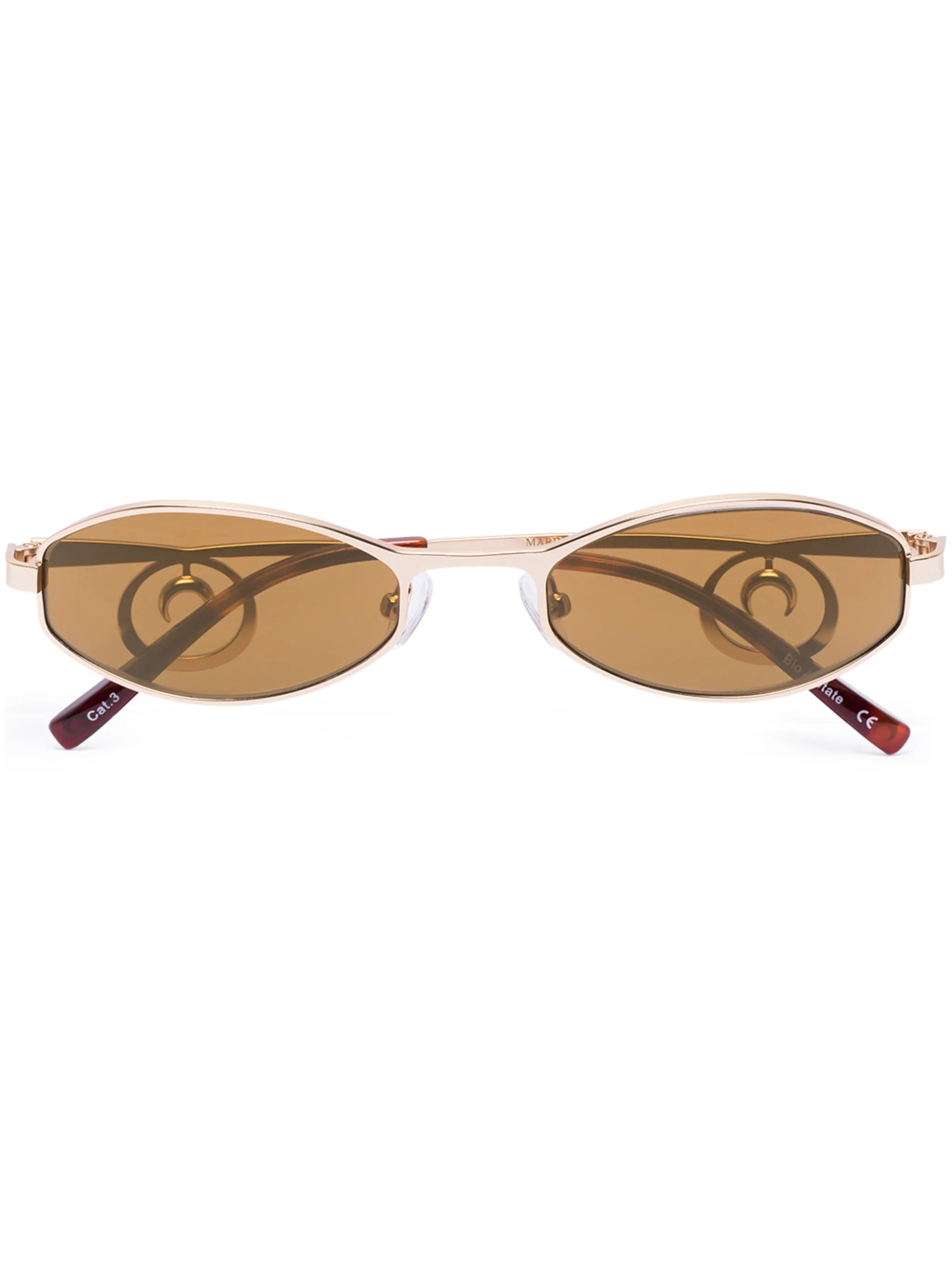 x Vuarnet Swirl oval-frame sunglasses