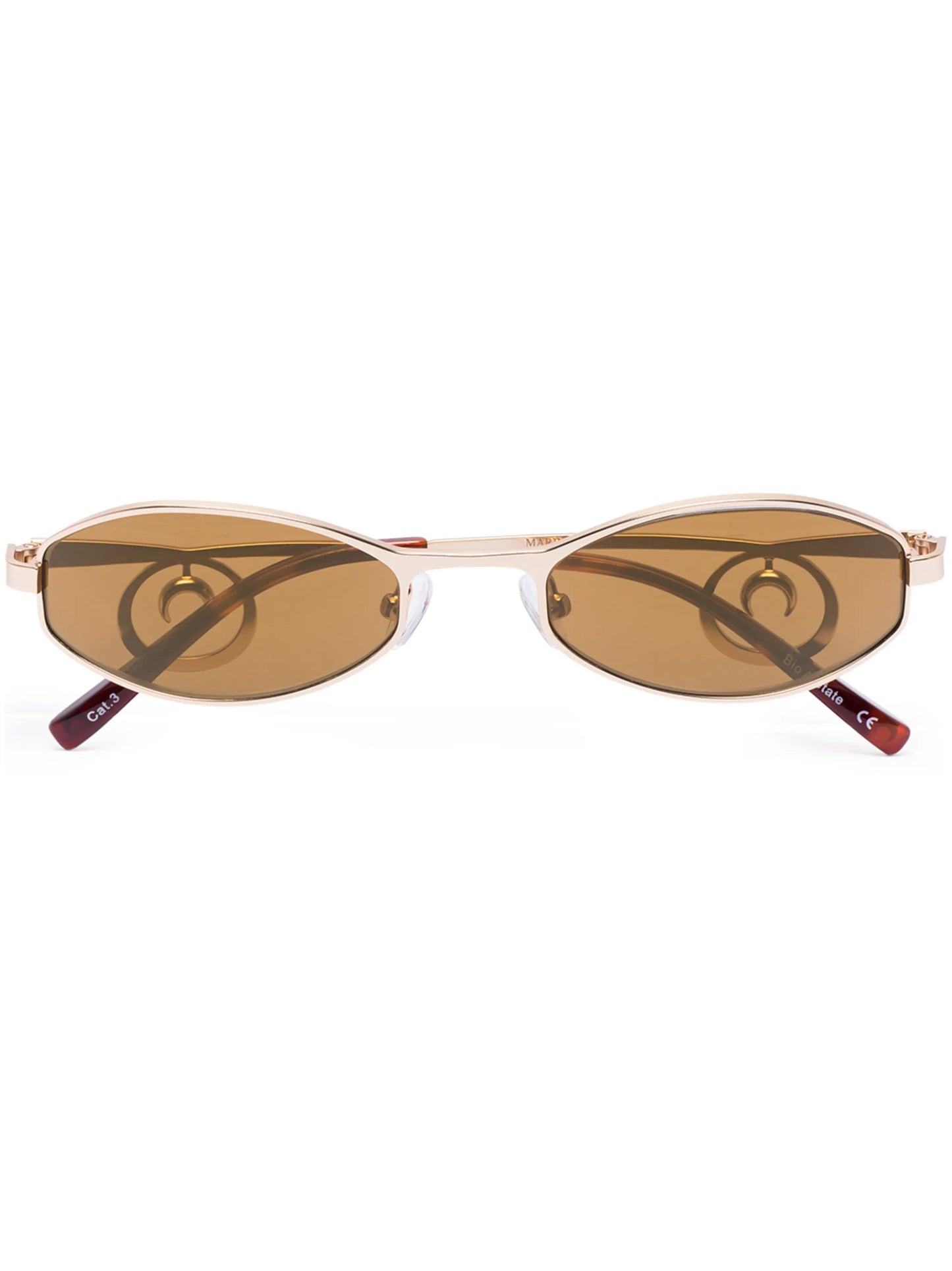 x Vuarnet Swirl oval-frame sunglasses