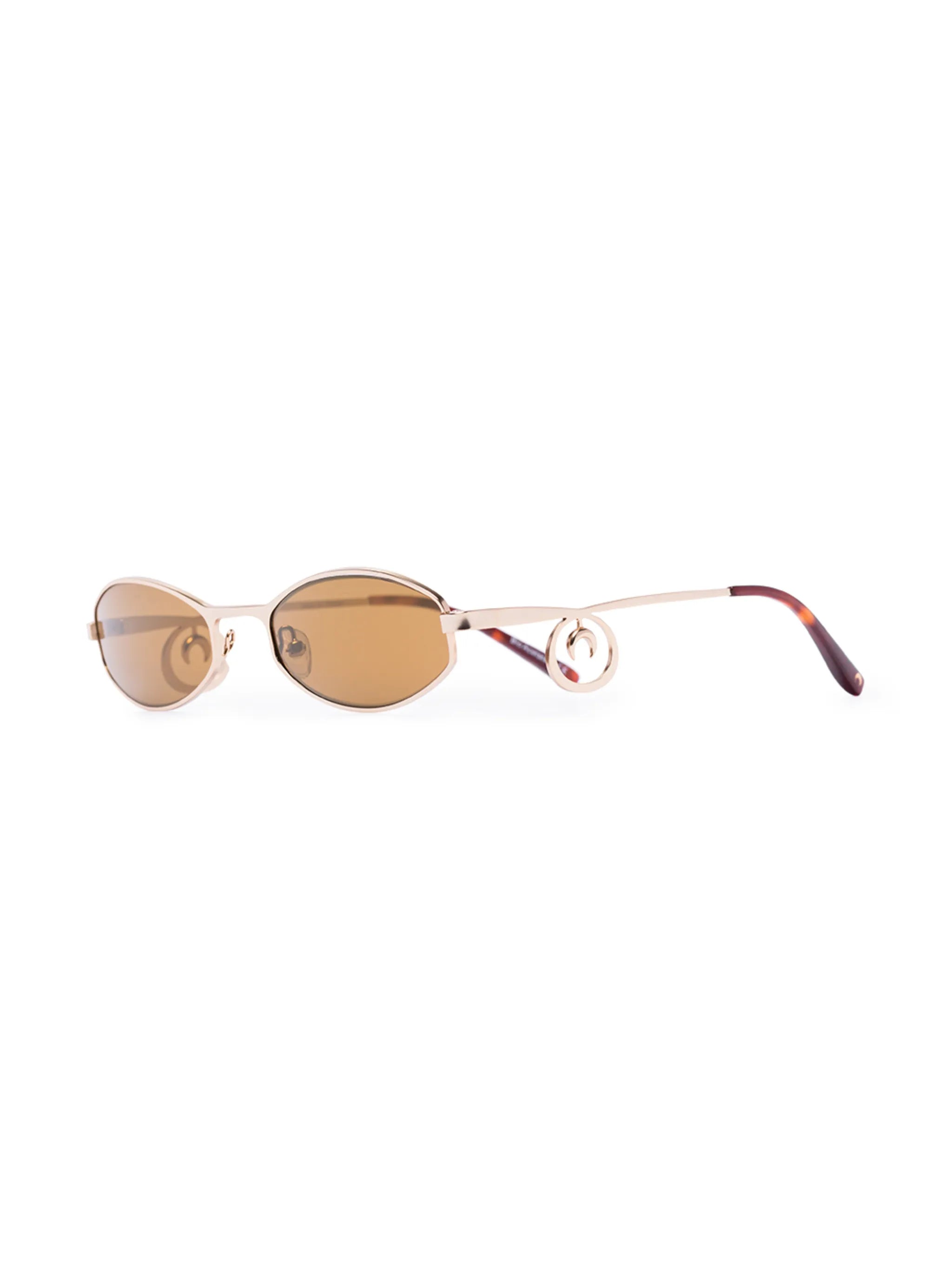 x Vuarnet Swirl oval-frame sunglasses