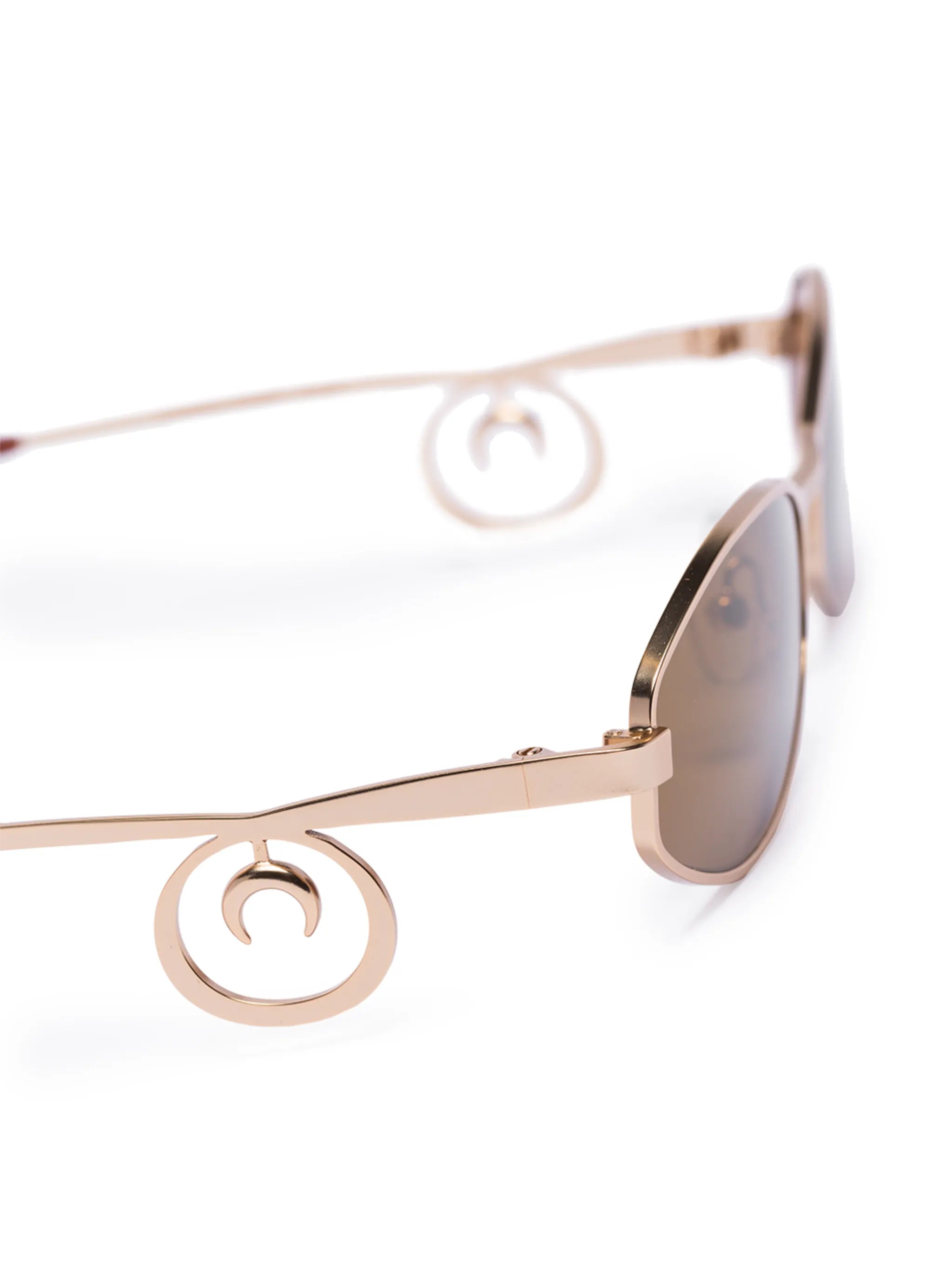 x Vuarnet Swirl oval-frame sunglasses