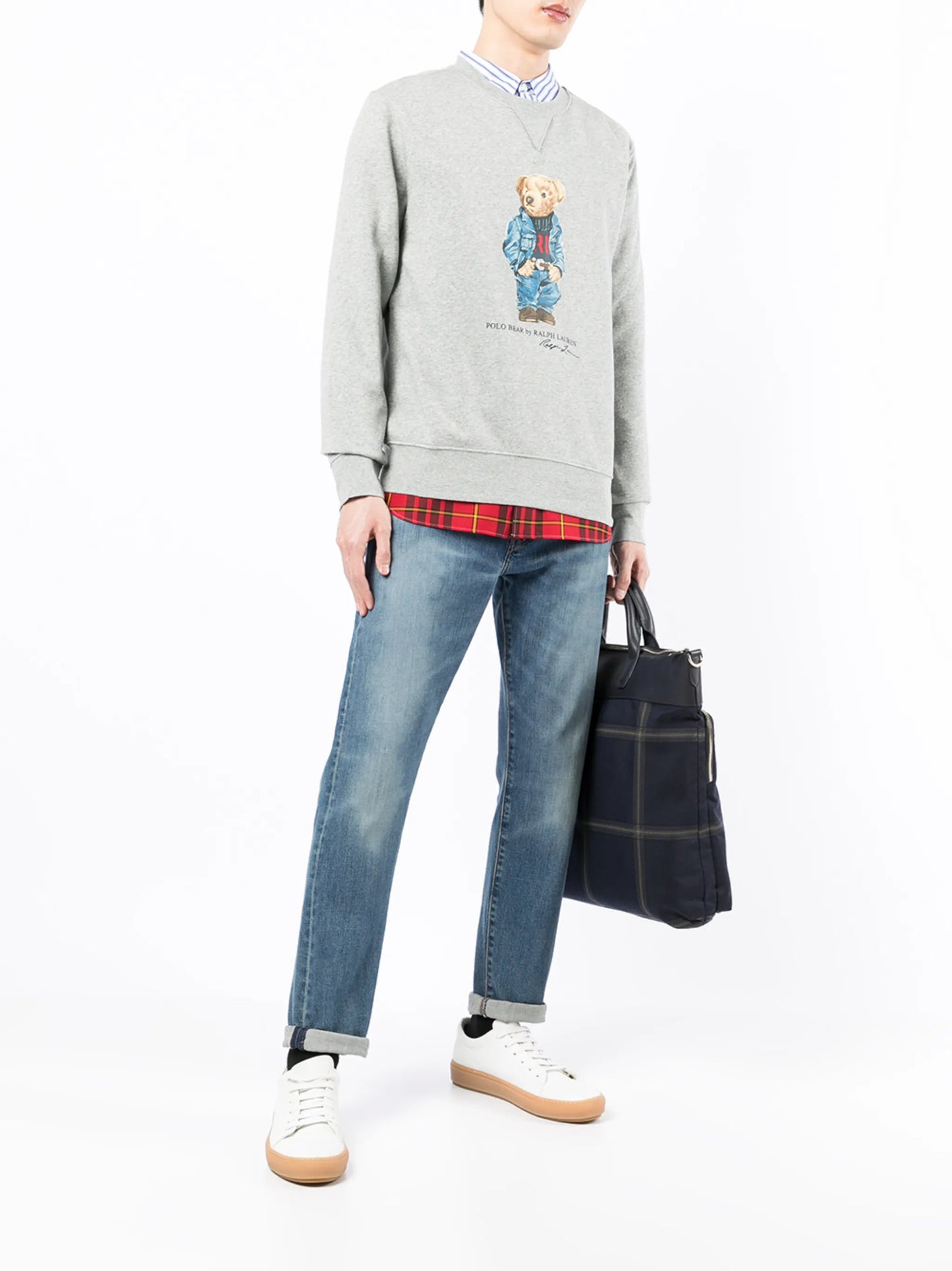 Denim Polo Bear sweatshirt