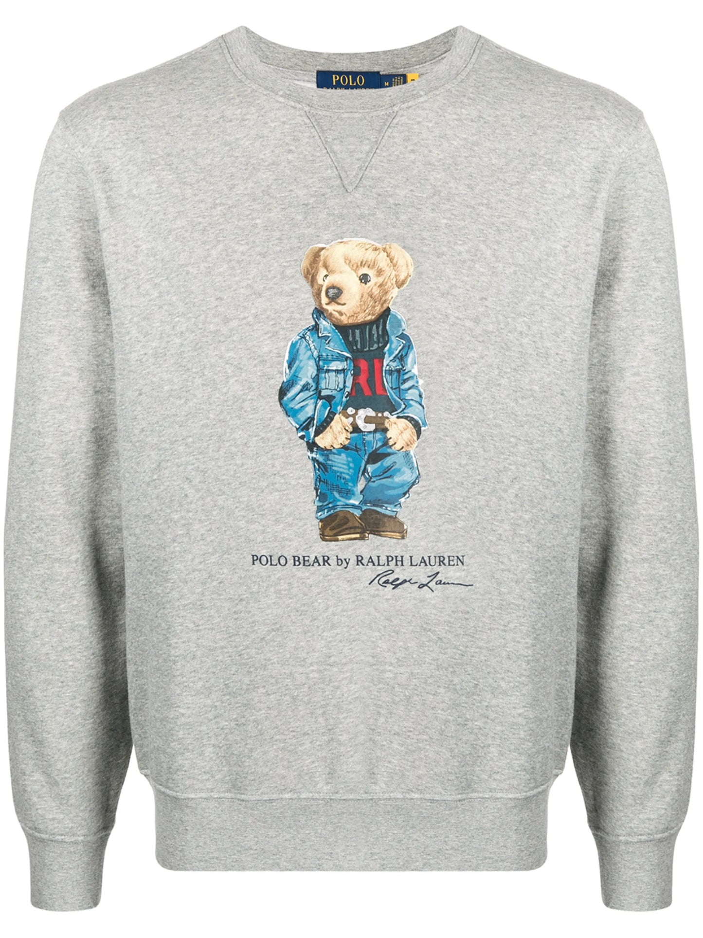 Denim Polo Bear sweatshirt