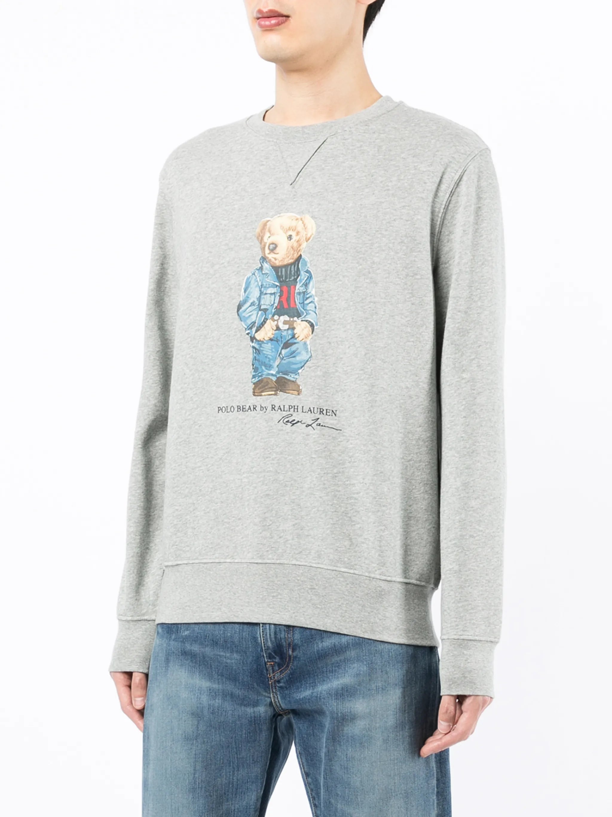 Denim Polo Bear sweatshirt