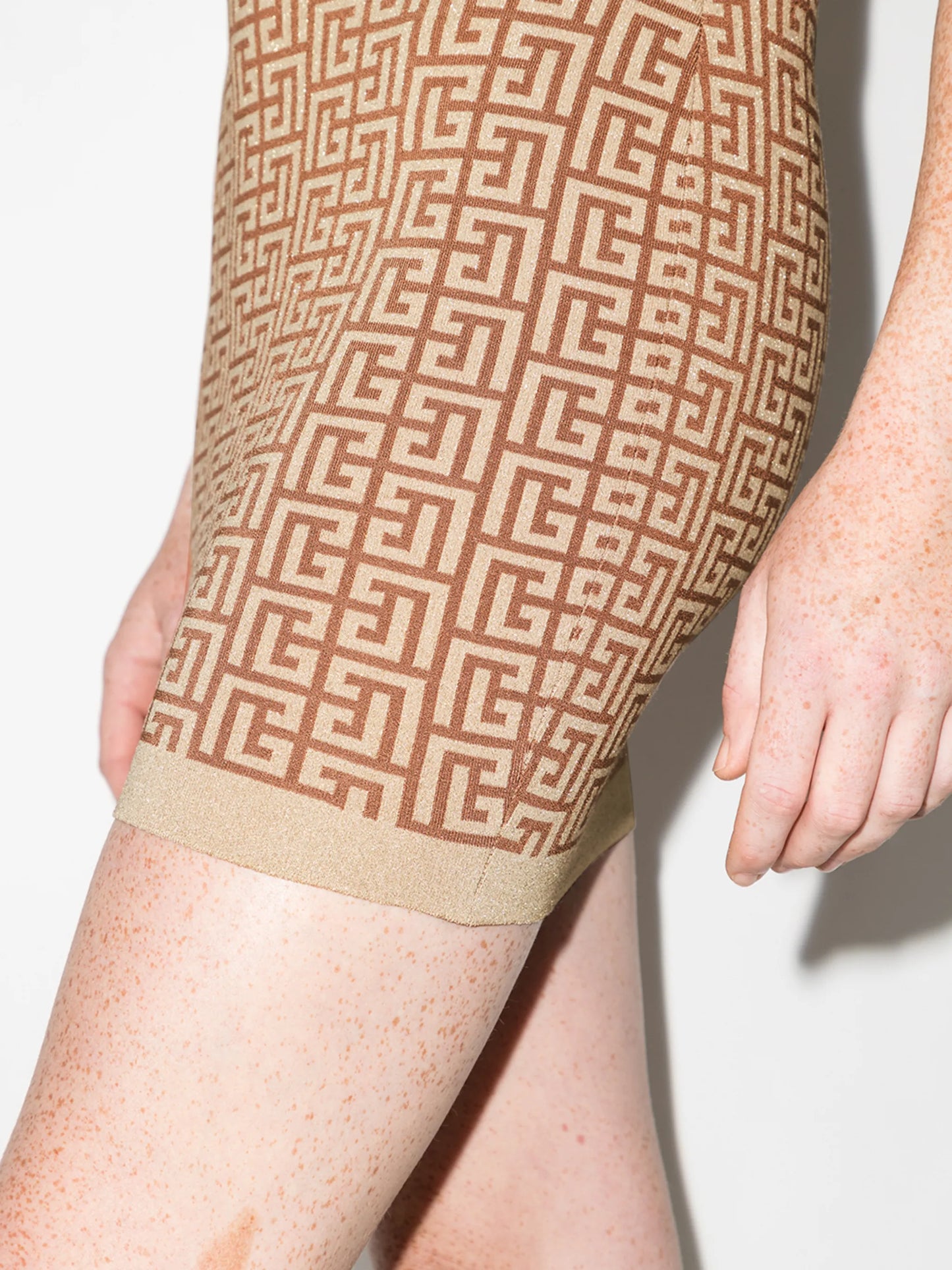 monogram high-rise miniskirt