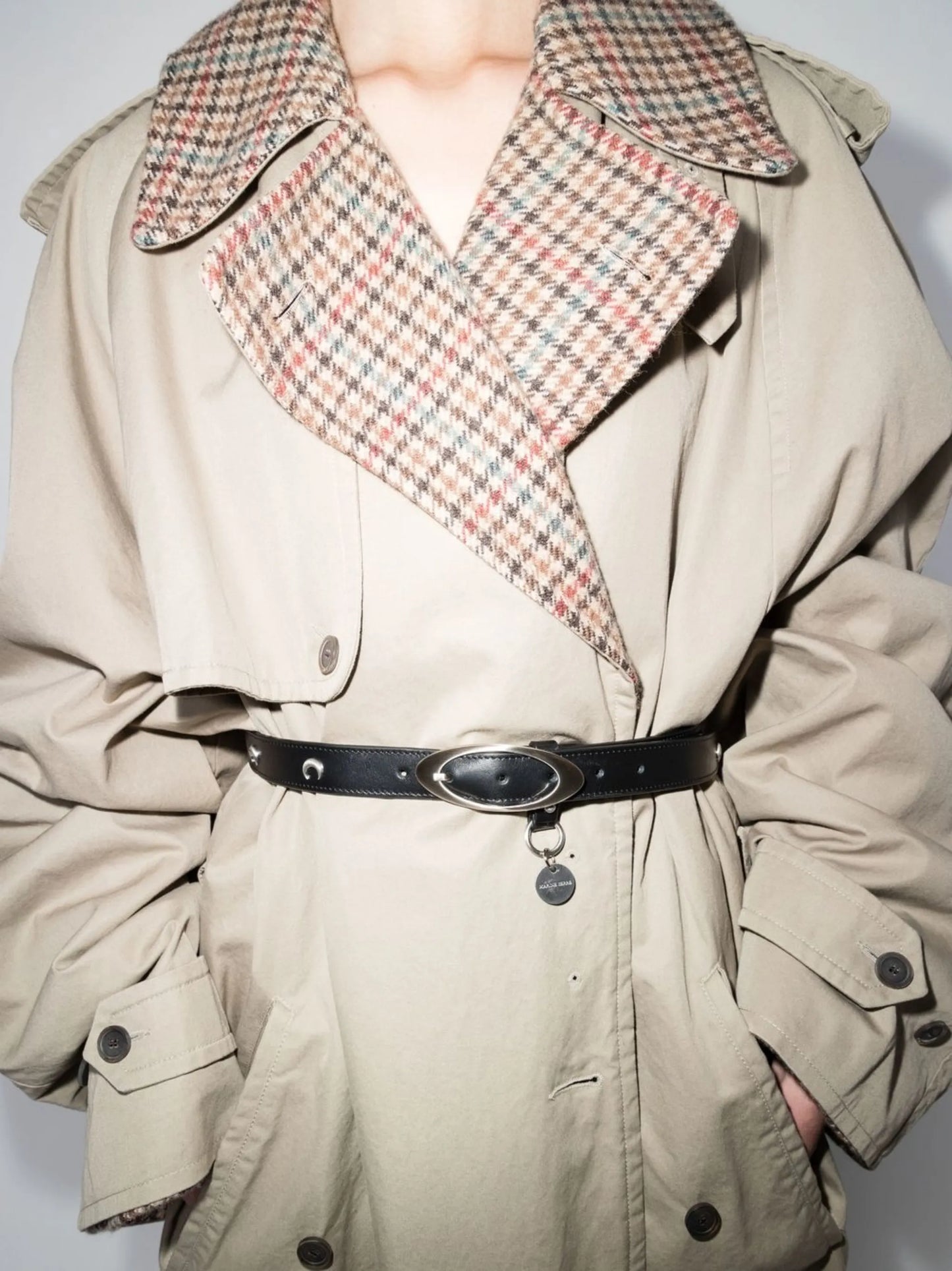 crescent moon-logo belt