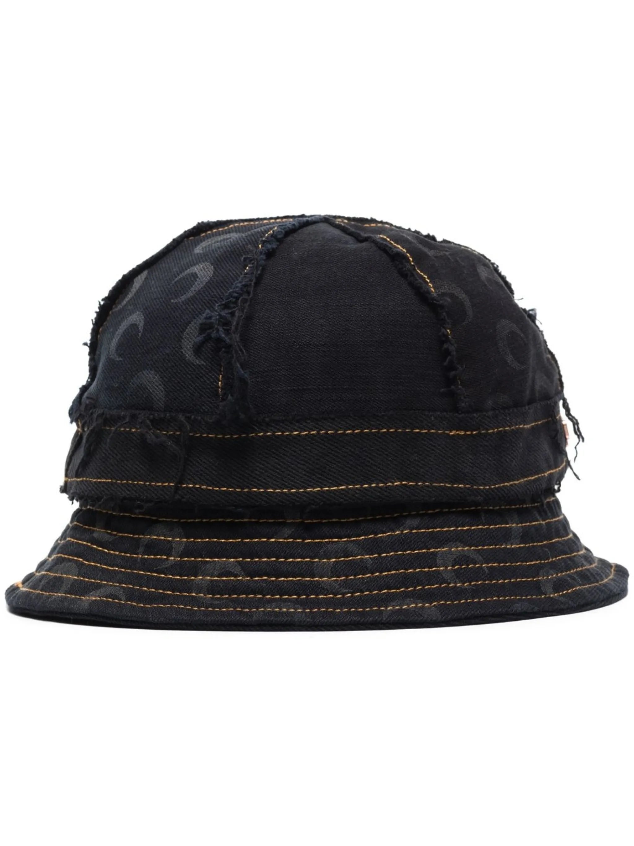 Crescent Moon-print bucket hat
