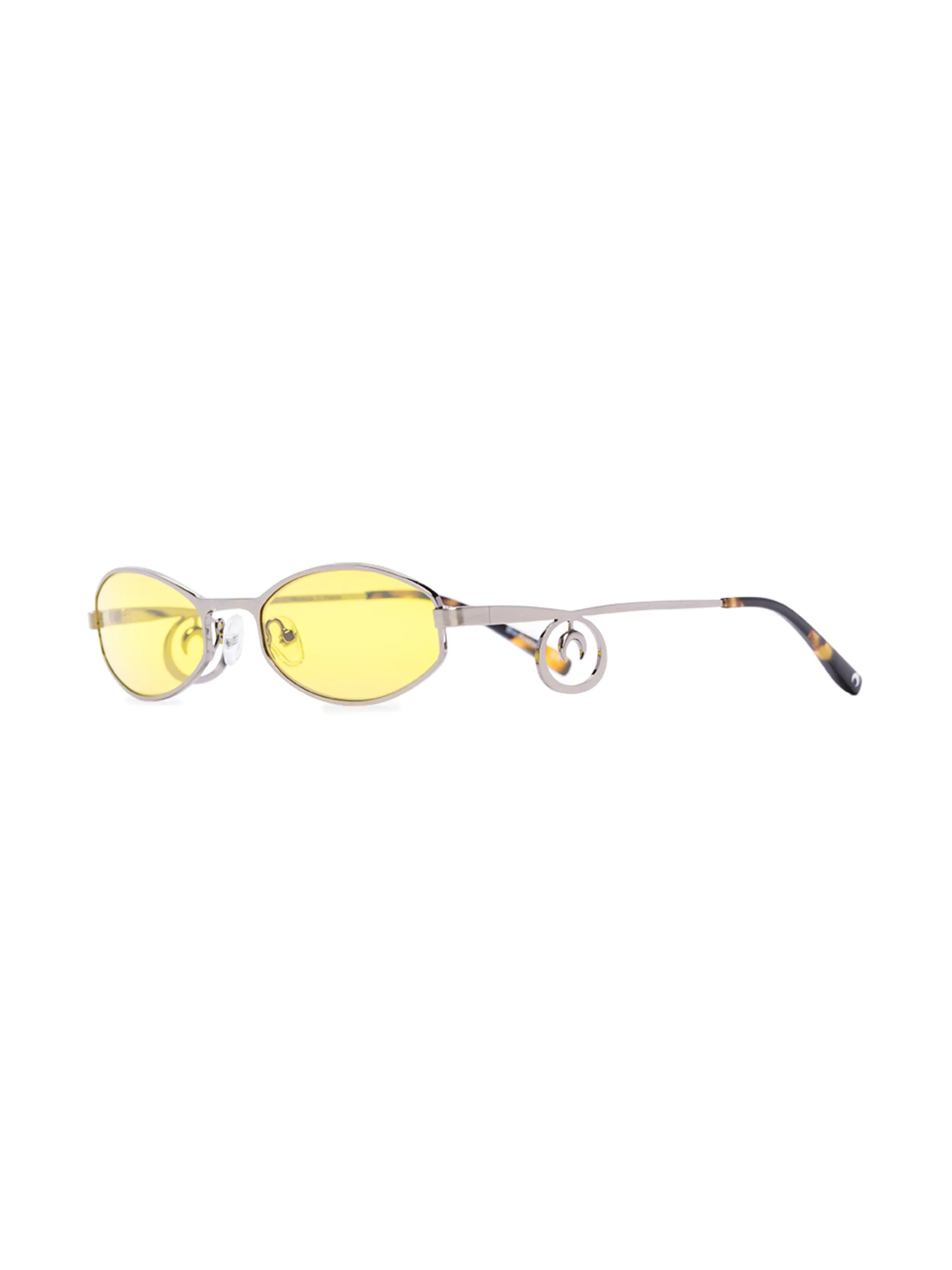 x Vuarnet Swirl oval-frame sunglasses