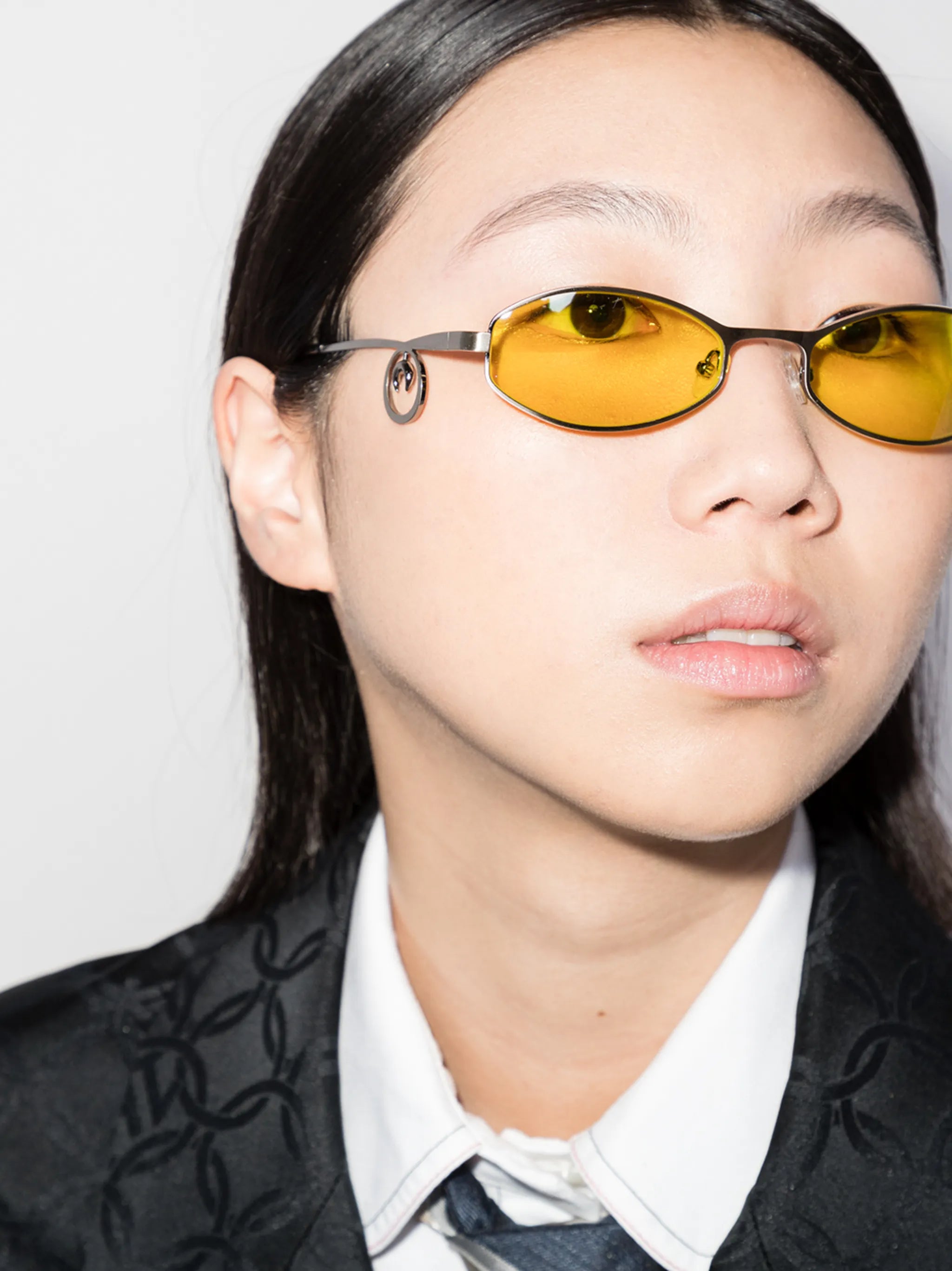 x Vuarnet Swirl oval-frame sunglasses