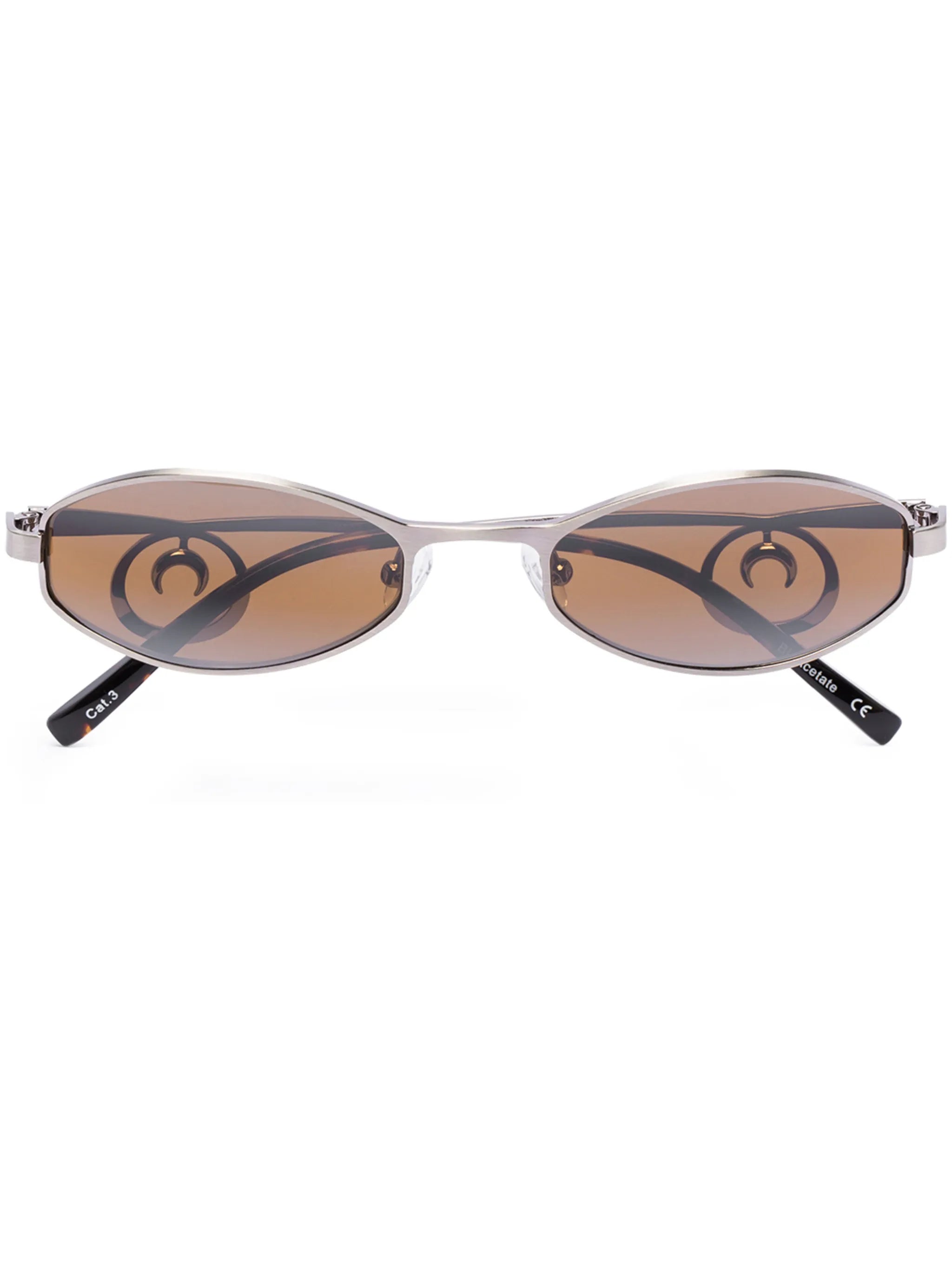 x Vuarnet Swirl oval-frame sunglasses