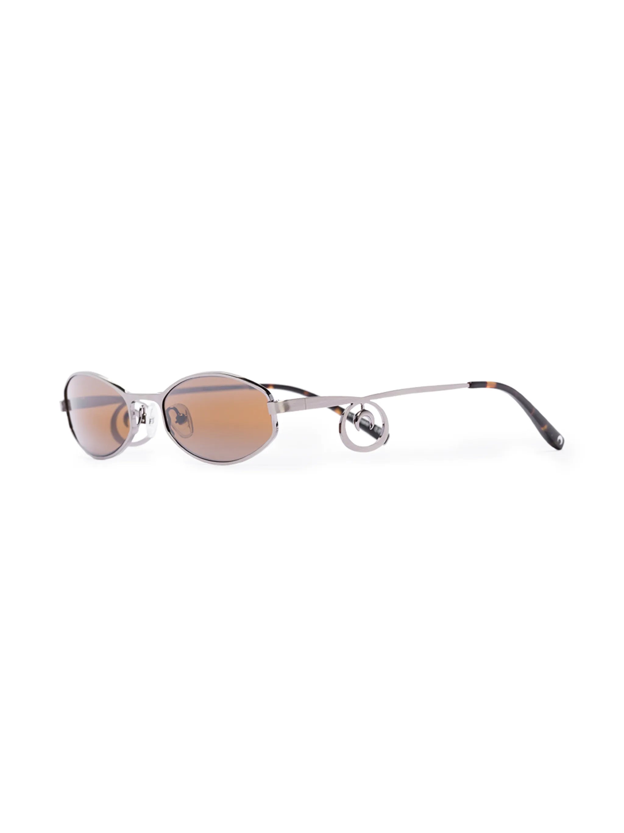 x Vuarnet Swirl oval-frame sunglasses
