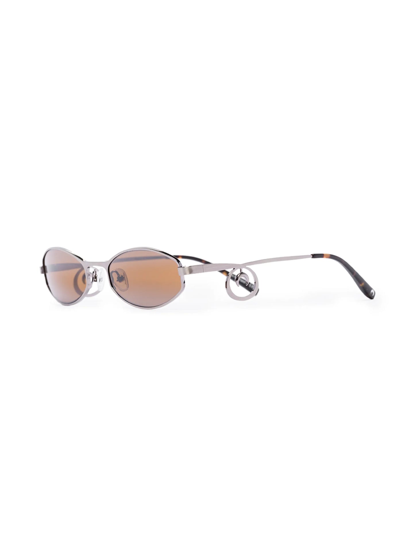 x Vuarnet Swirl oval-frame sunglasses