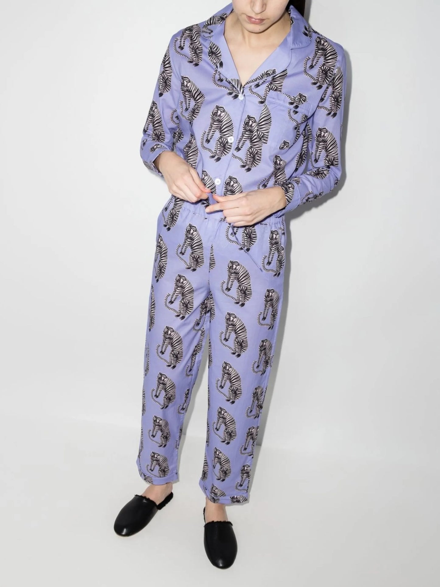 Sansindo Tiger print pyjama set
