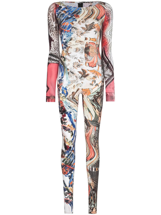 Archive Mélange long-sleeve jumpsuit