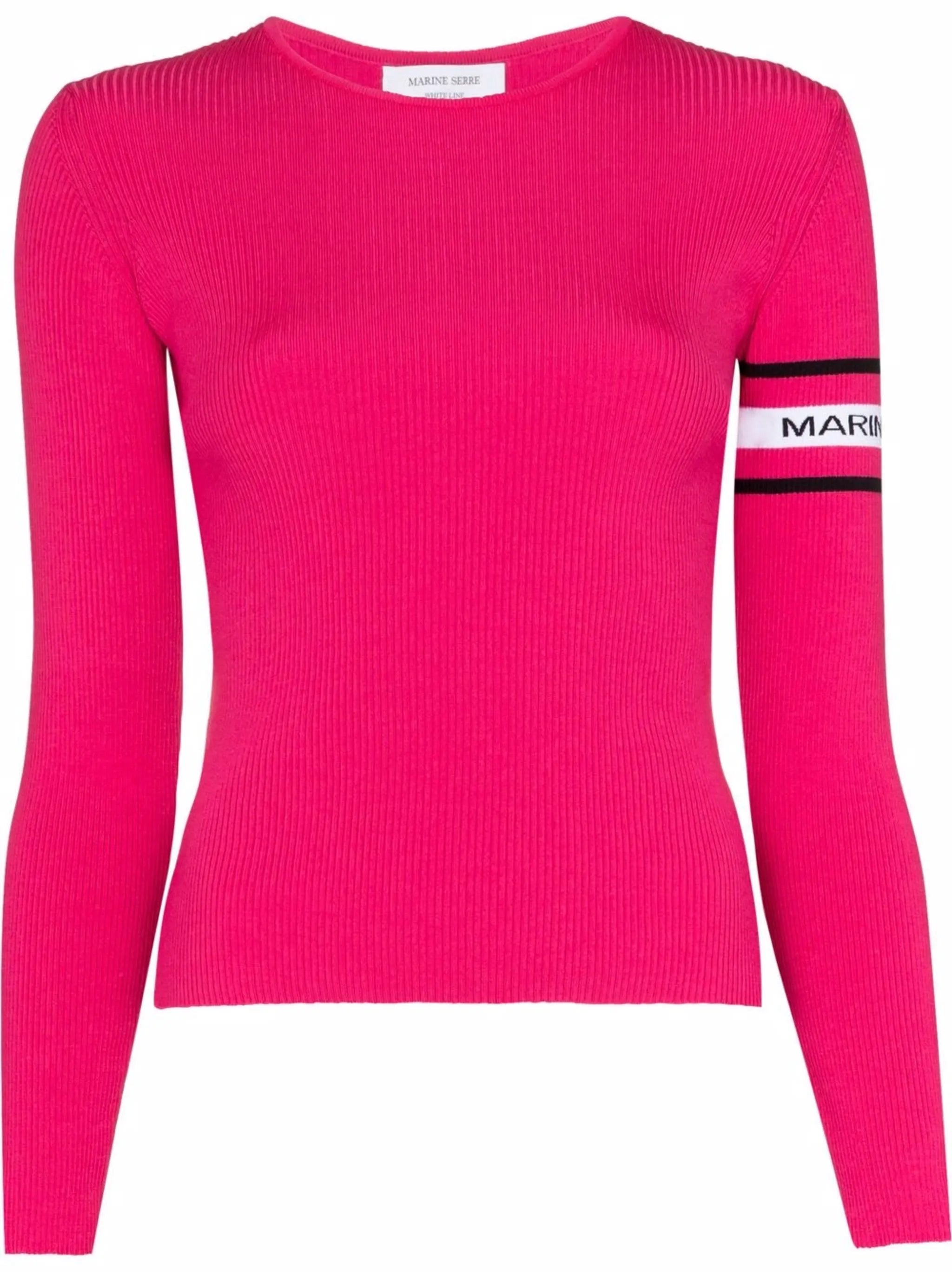 logo intarsia cut-out jumper