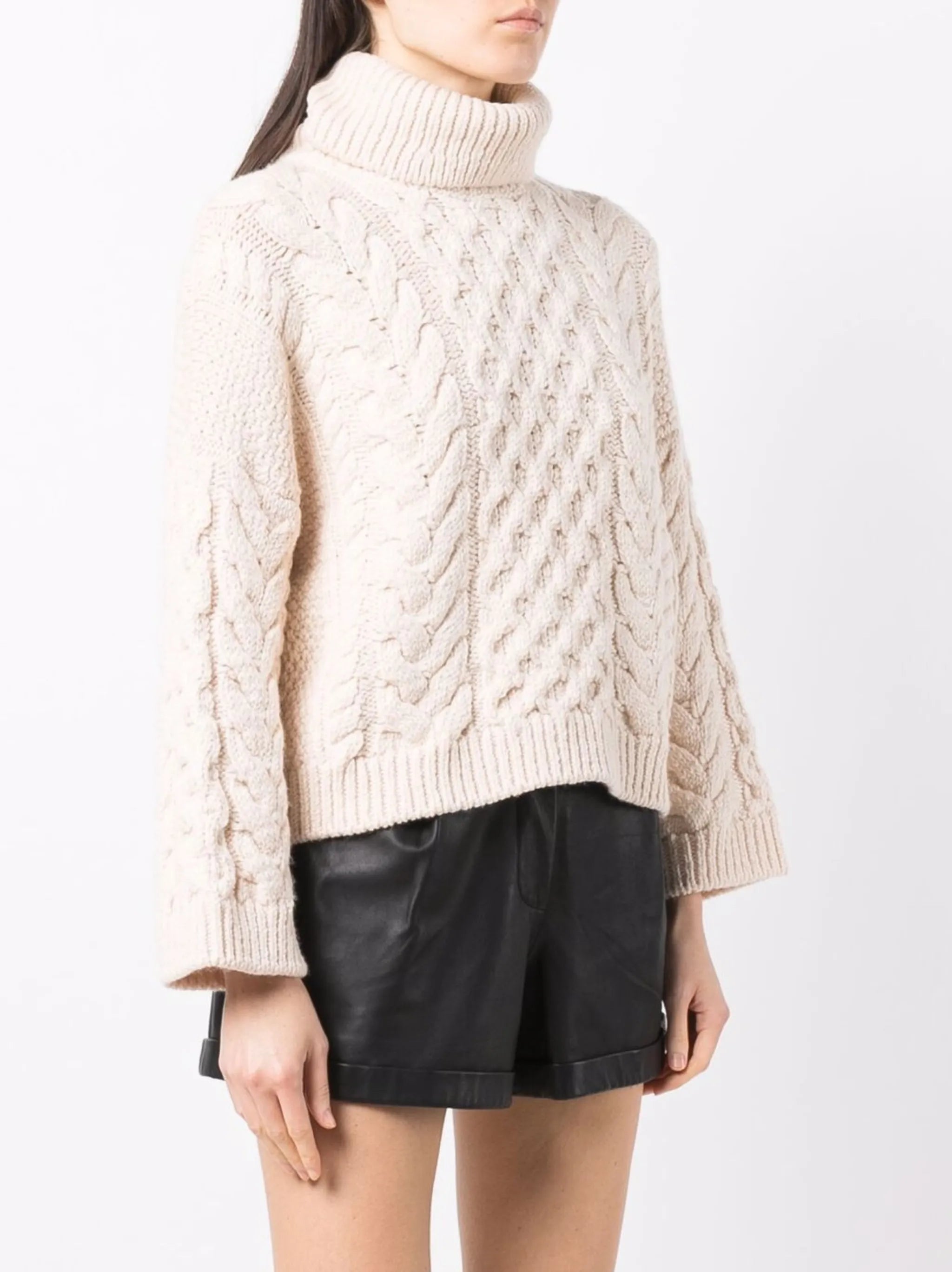 Ingrid cable-knit jumper