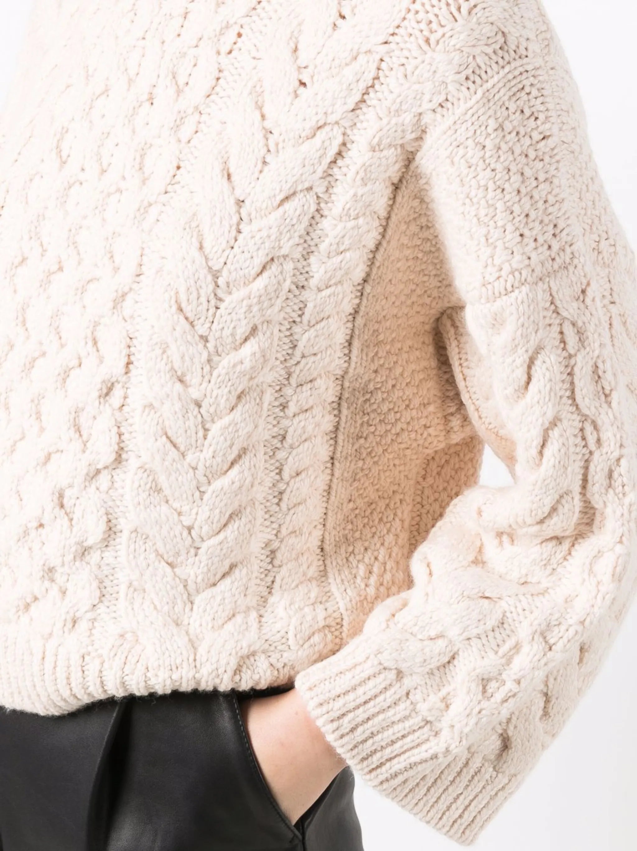 Ingrid cable-knit jumper