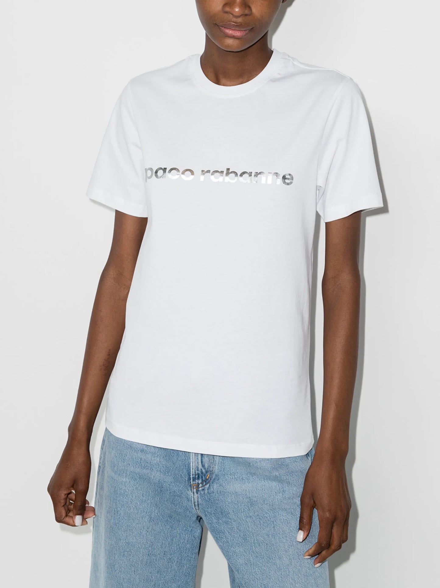 logo-print cotton T-shirt