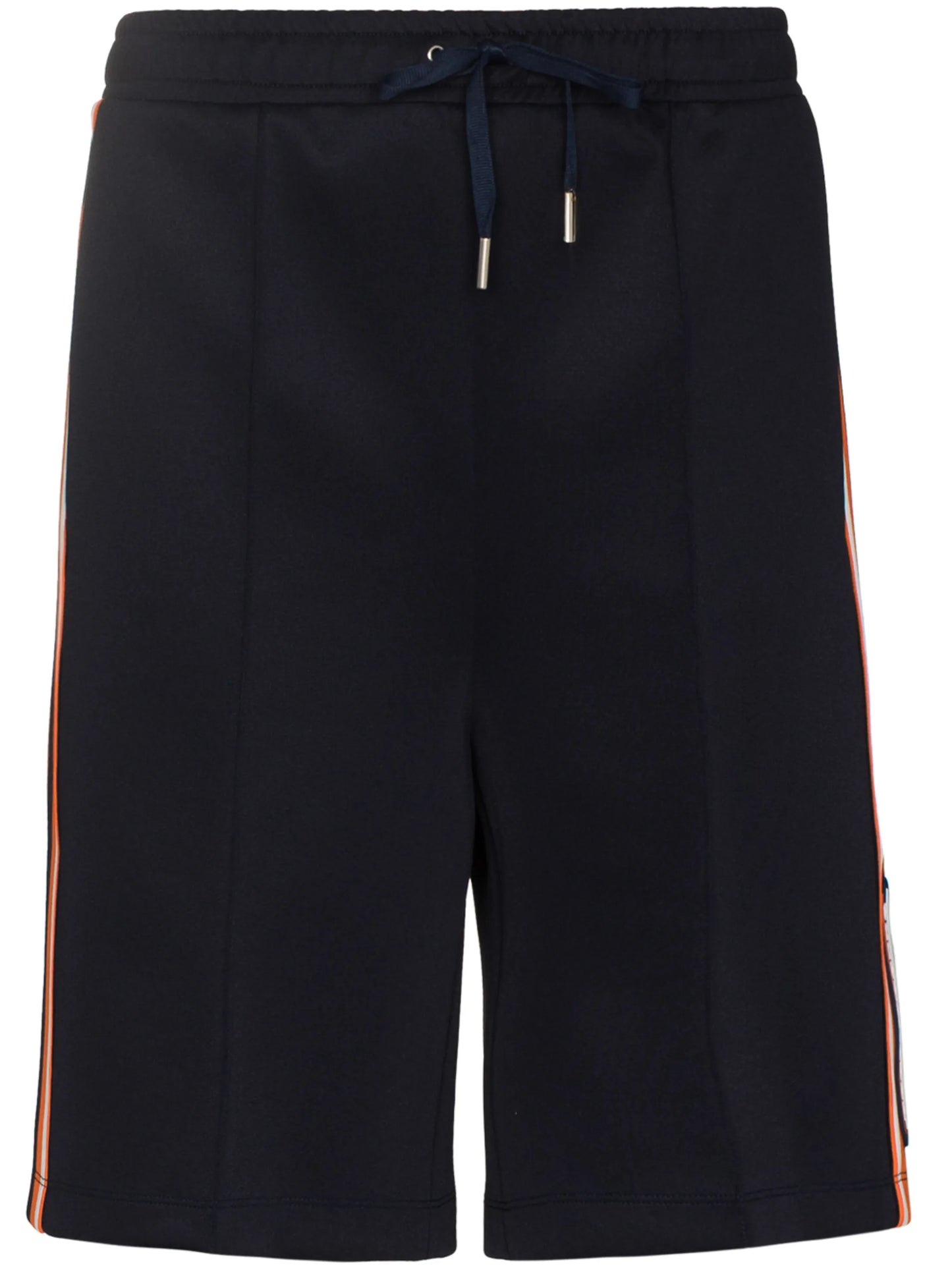 side stripe drawstring track shorts